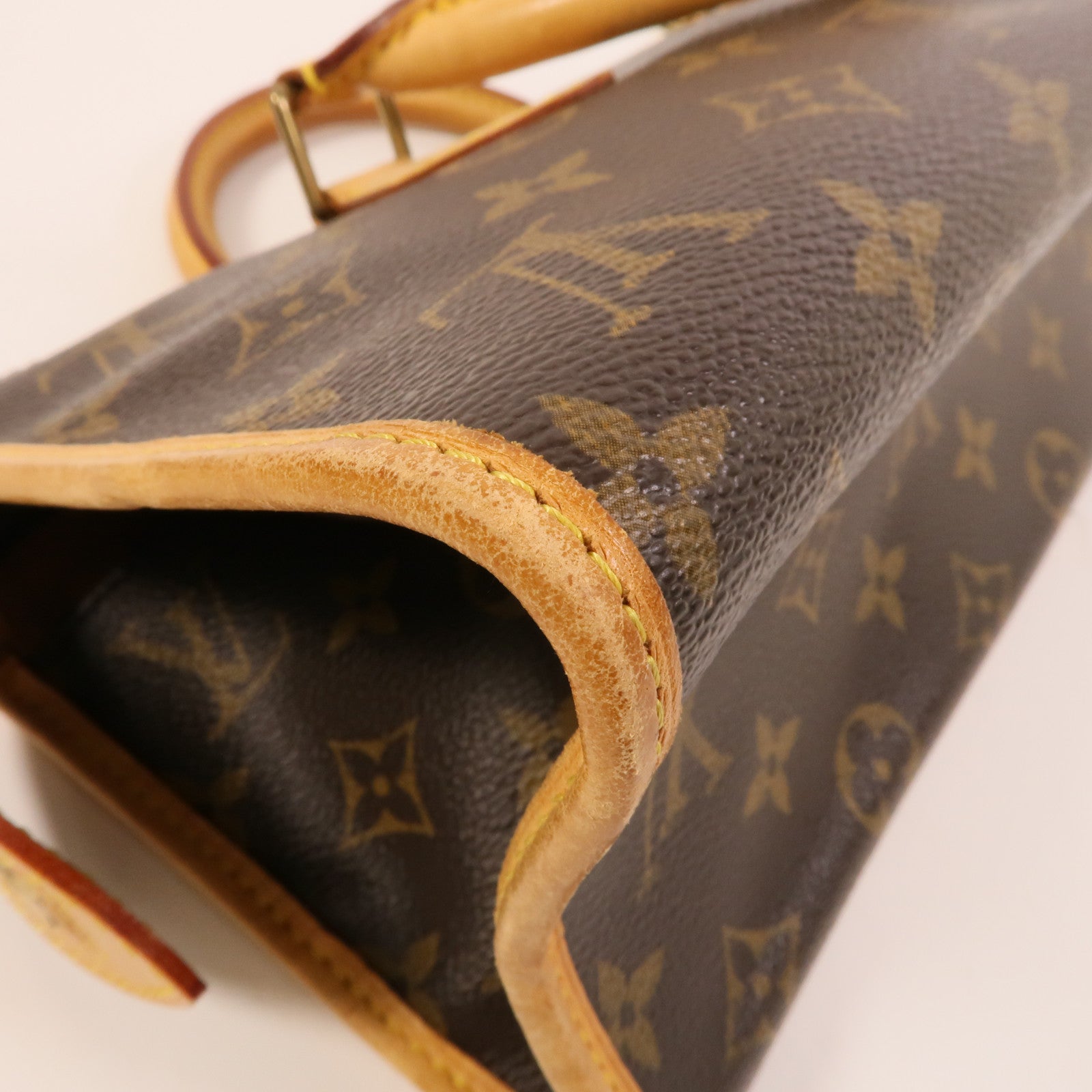 LOUIS VUITTON Monogram Popincourt金扣手挽袋