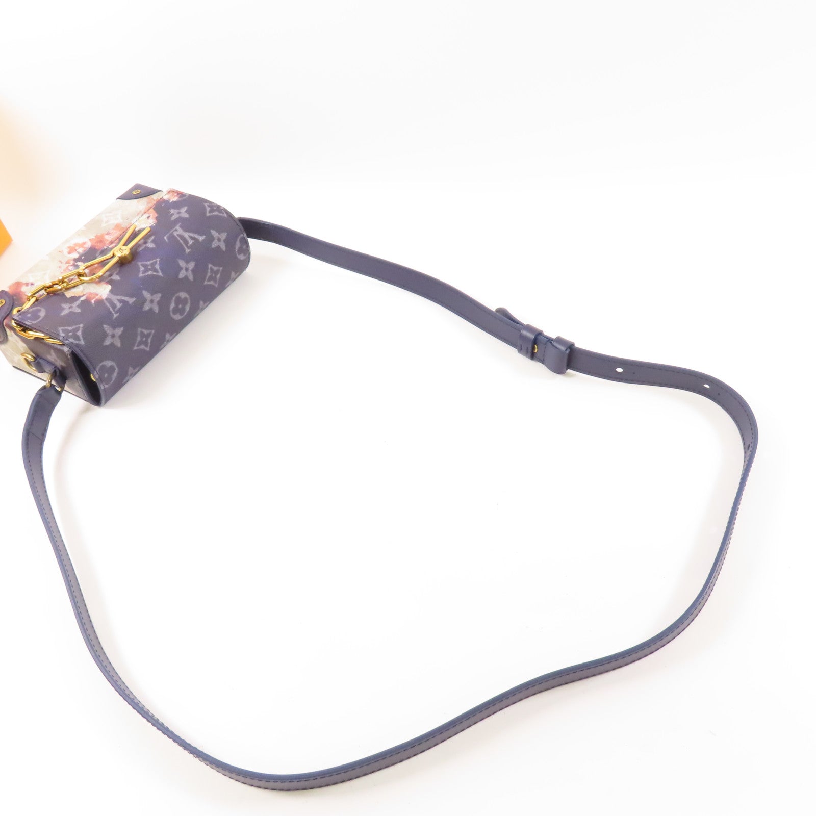LOUIS VUITTON Monogram Bleach Steamer Wearable金扣肩背袋