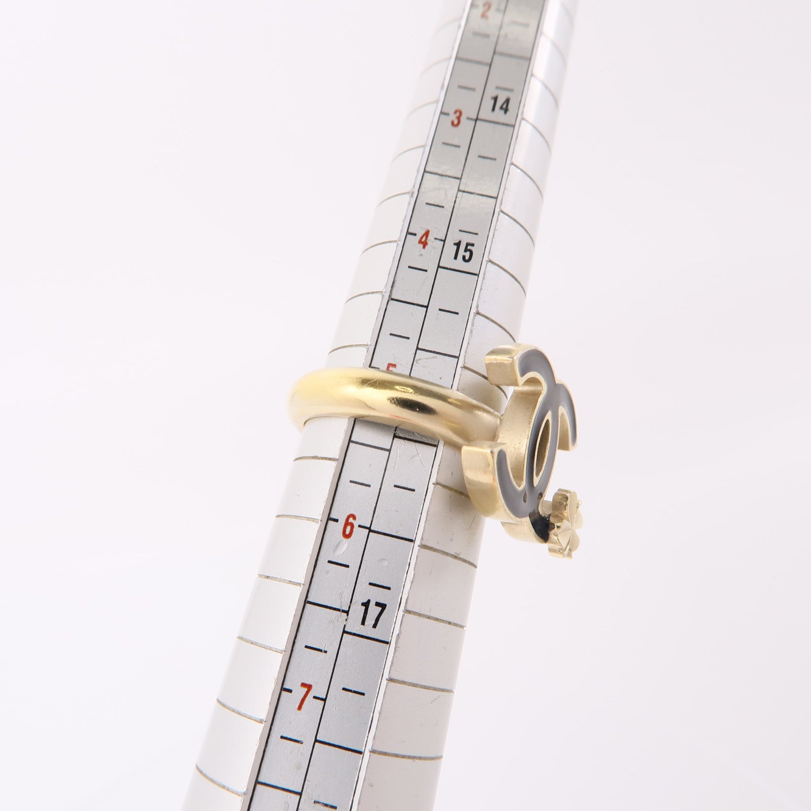 CHANEL 金屬Ring戒指US#5.25