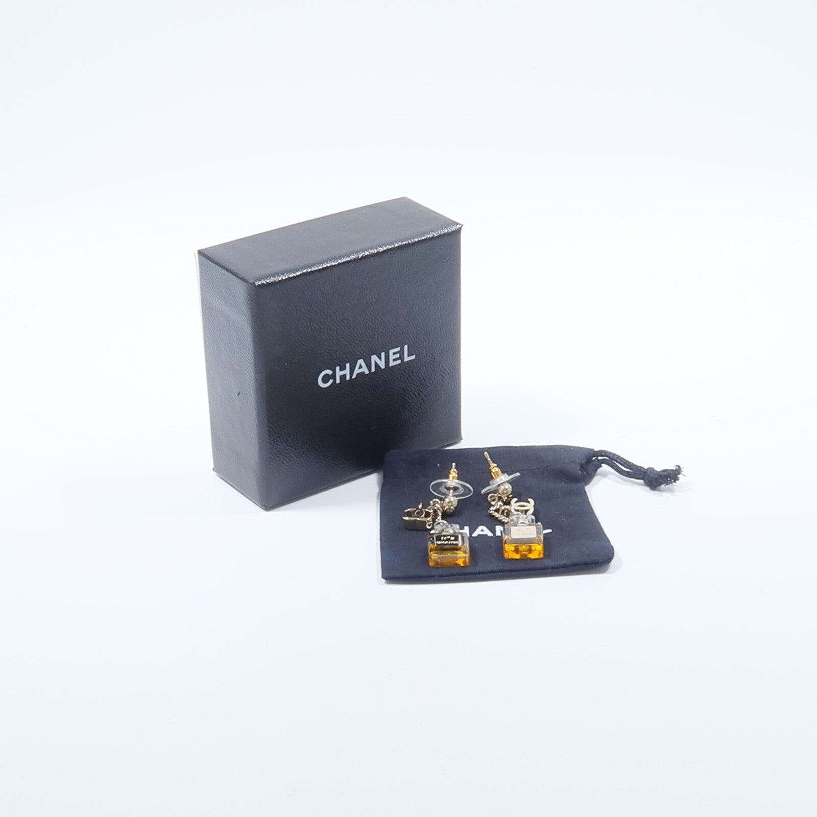 CHANEL PVC/金屬Earrings耳環