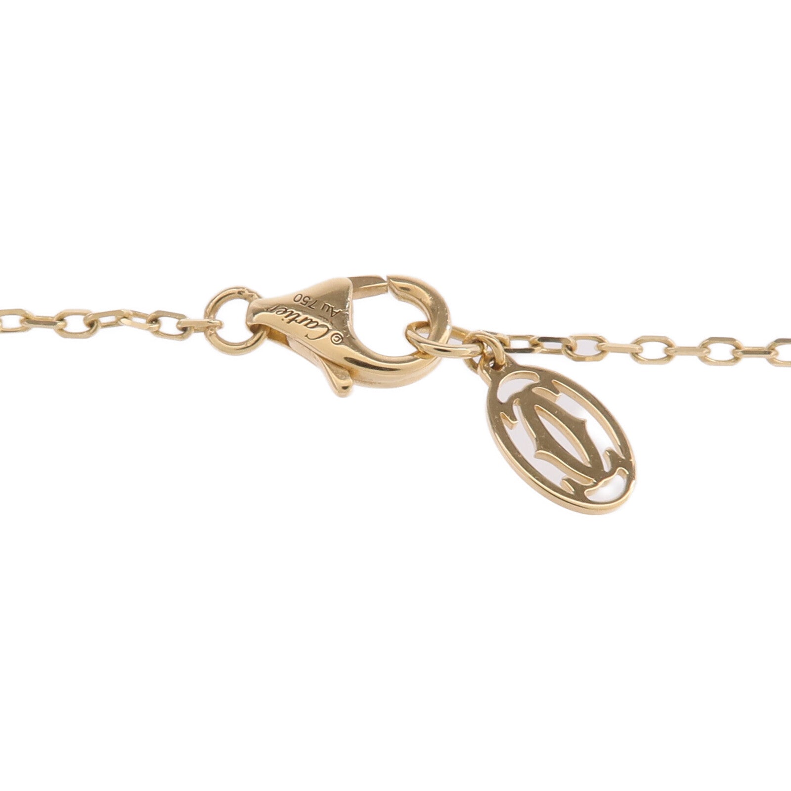 CARTIER 18K黃金Juste Un Clou Necklace鑽石項鍊
