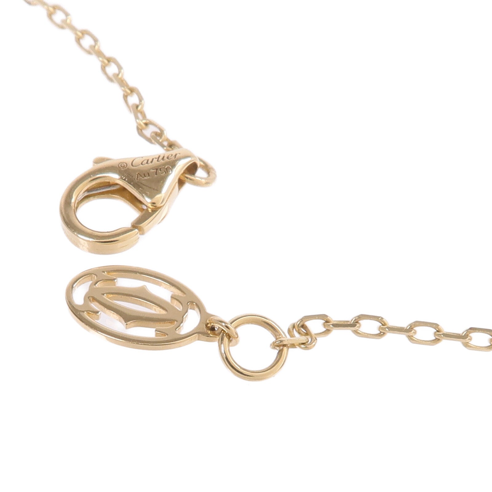 CARTIER 18K黃金Juste Un Clou Necklace鑽石項鍊