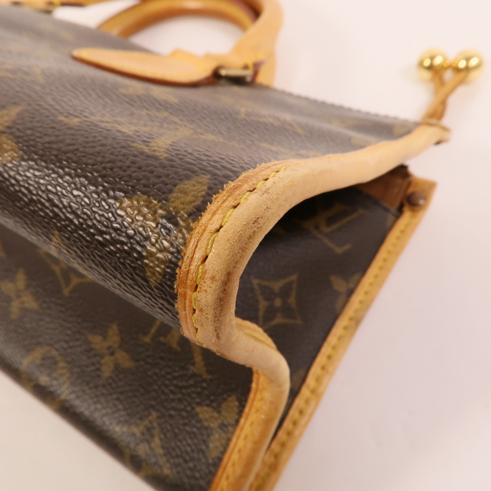 LOUIS VUITTON Monogram Popincourt金扣手挽袋
