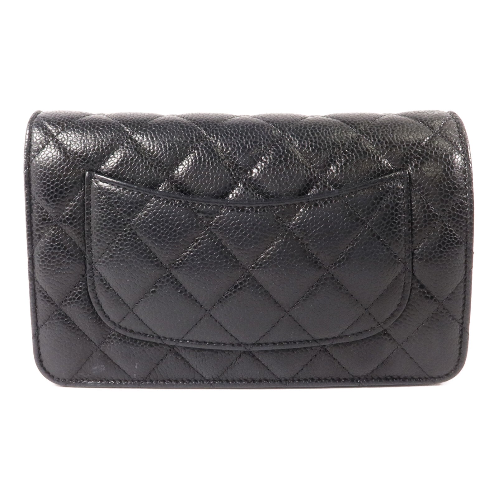 CHANEL 牛皮皮革WOC Wallet On Chain鏈帶肩背袋