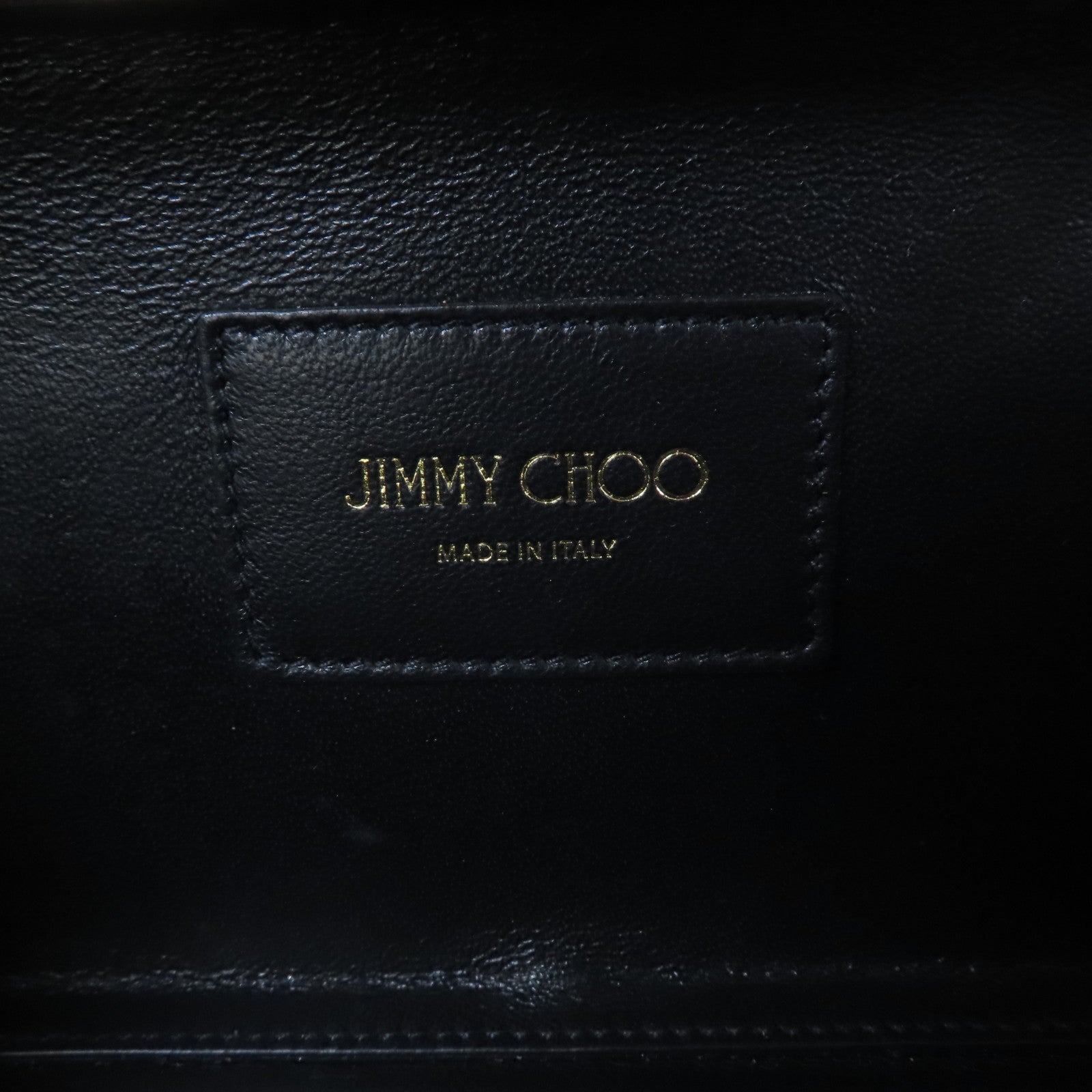JIMMY CHOO 金屬/亮片Chain Shoulder Bag金扣鏈帶肩背袋金色
