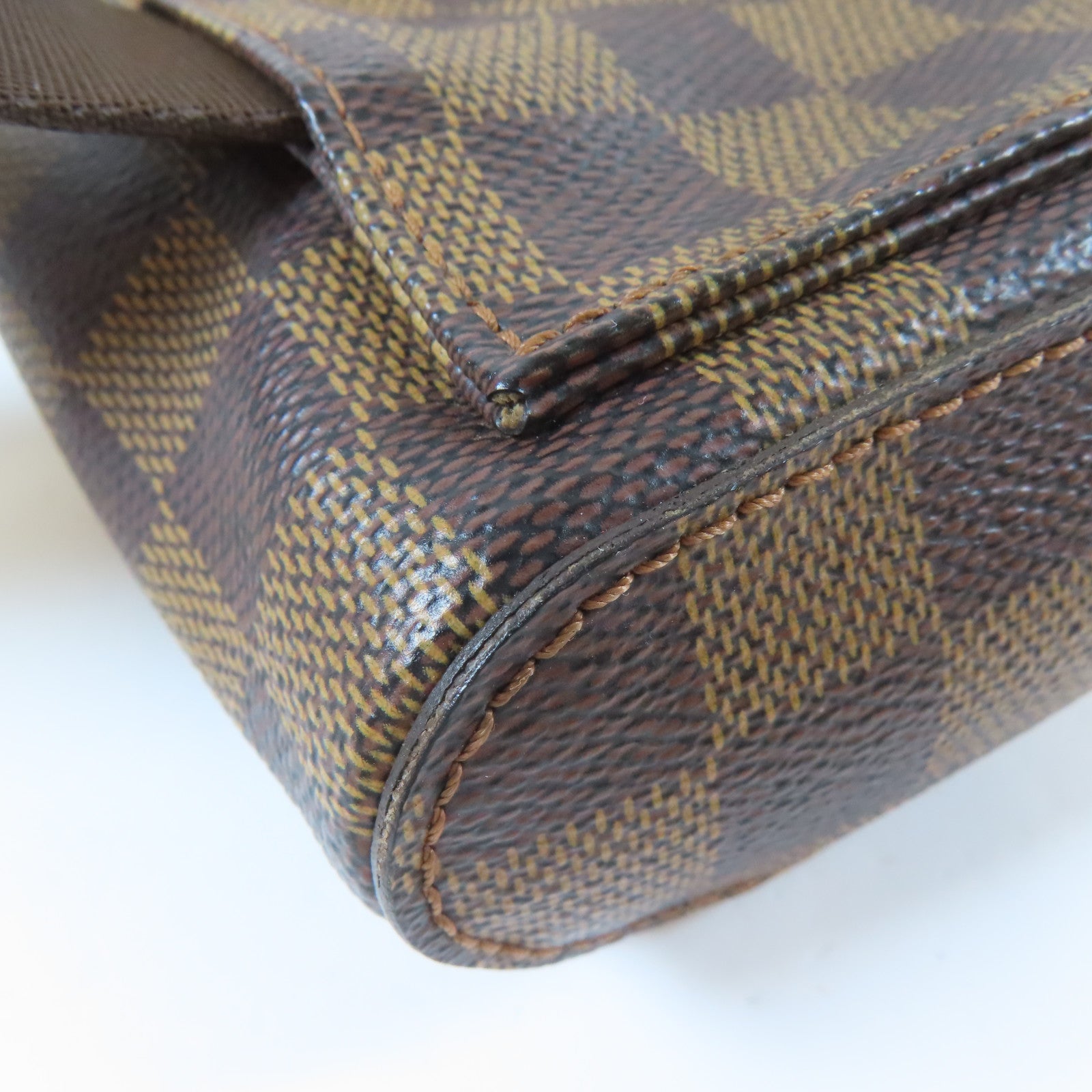 LOUIS VUITTON 【激減優惠】Damier Geronimos金扣腰包啡色