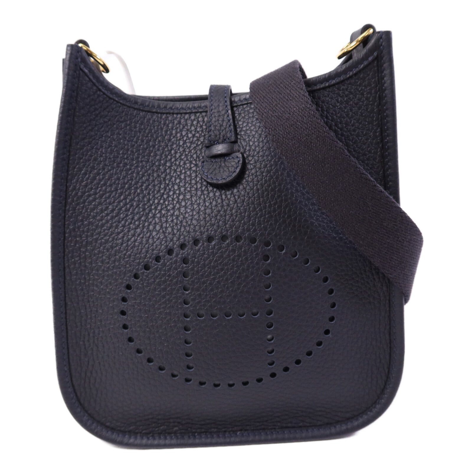 HERMES Clemence皮革Evelyne TPM金扣肩背袋Caban