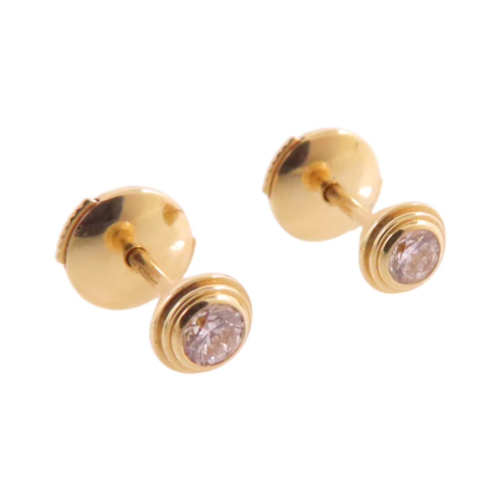 CARTIER 18K黃金/鑽石d'Amour Earrings耳環