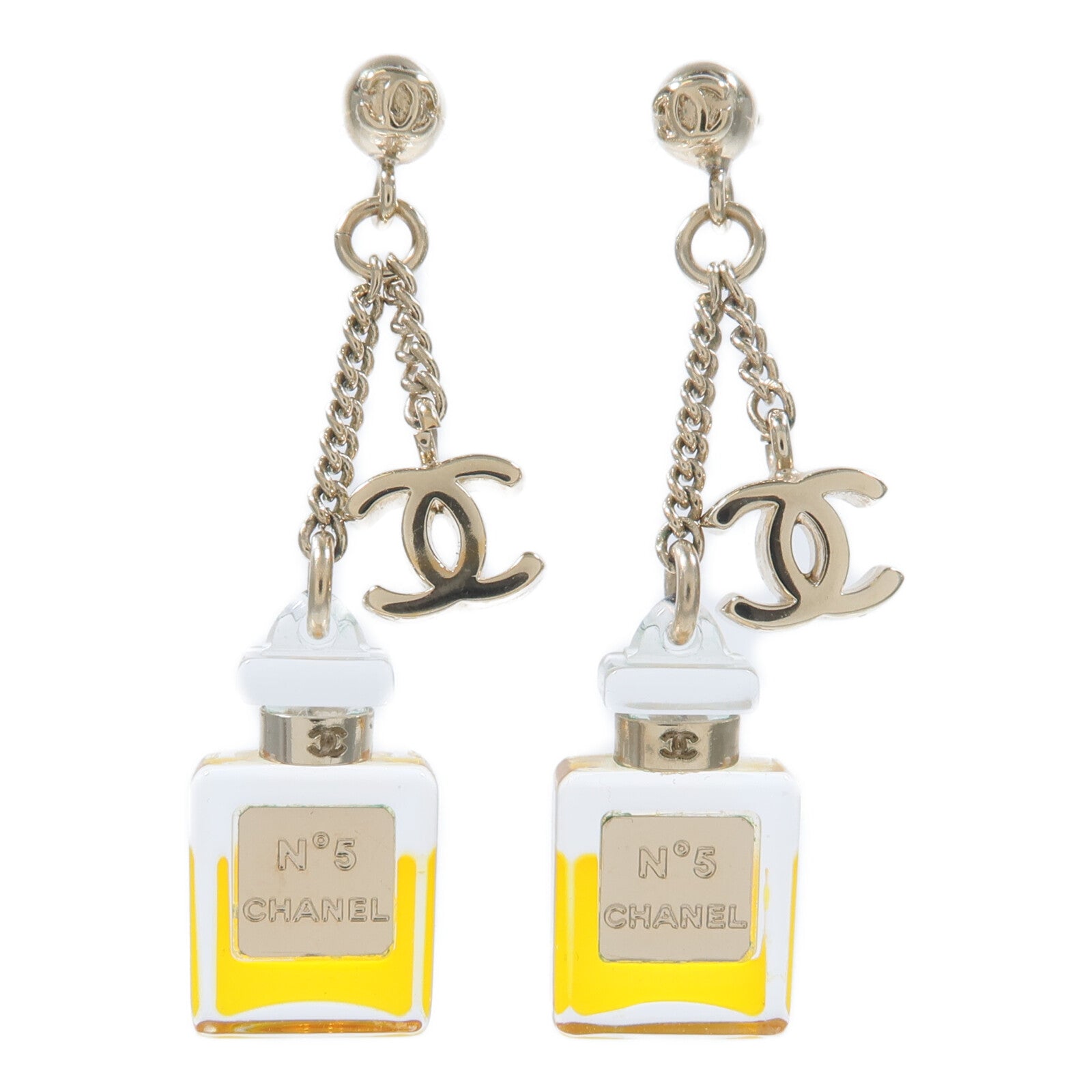 CHANEL PVC/金屬Earrings耳環