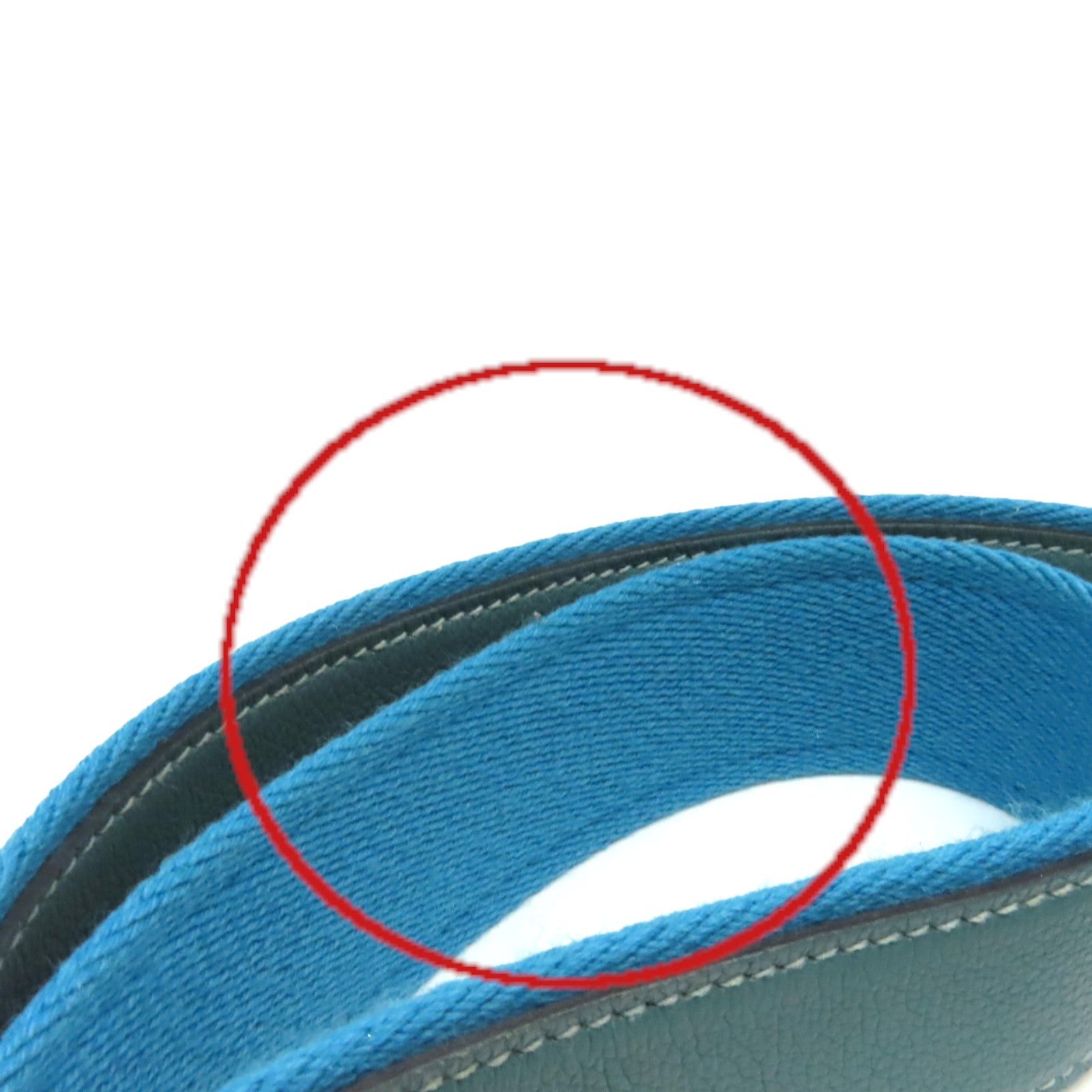 HERMES Evercolor皮革Berline Shoulder Bag銀扣肩背袋藍灰色
