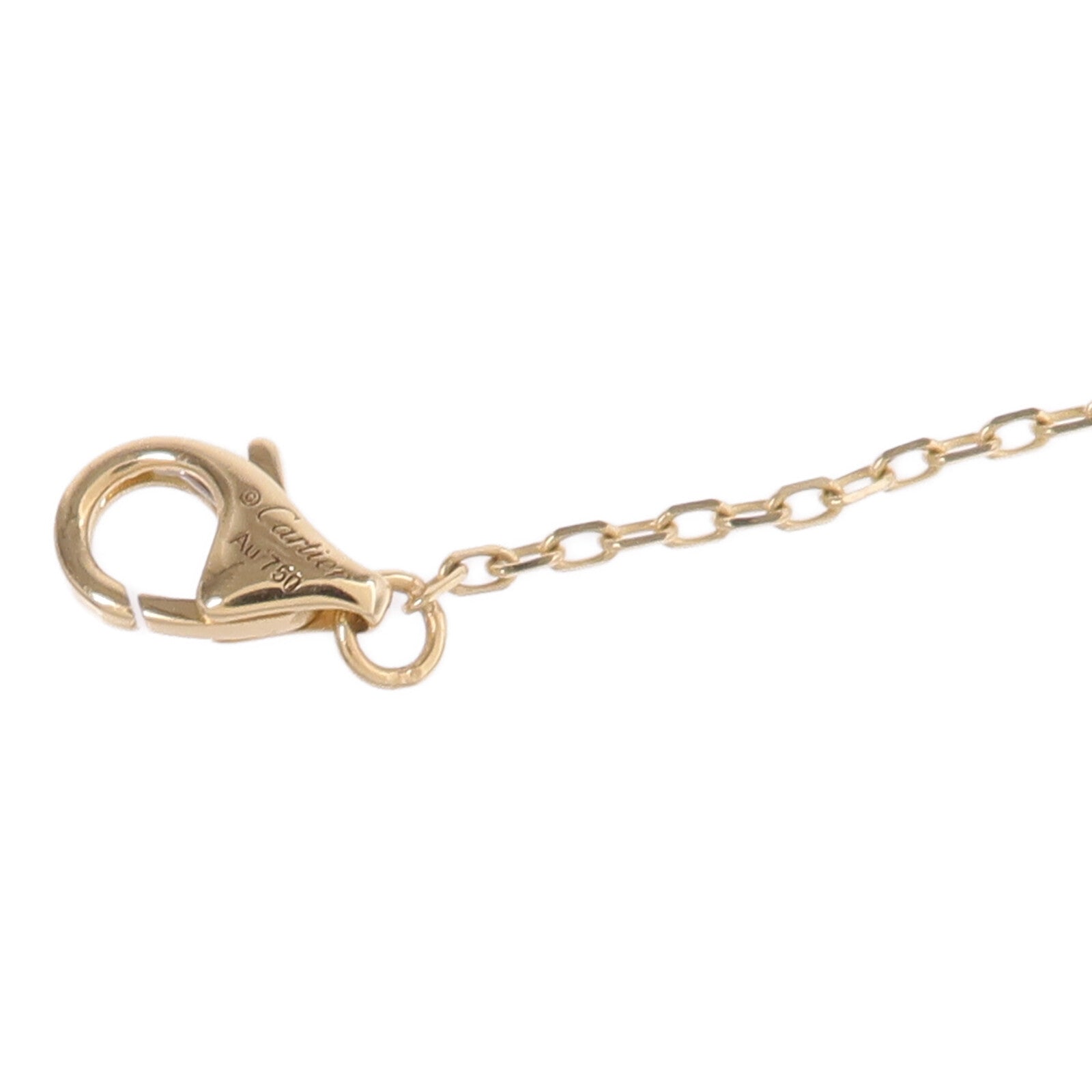CARTIER 18K黃金Juste Un Clou Necklace鑽石項鍊