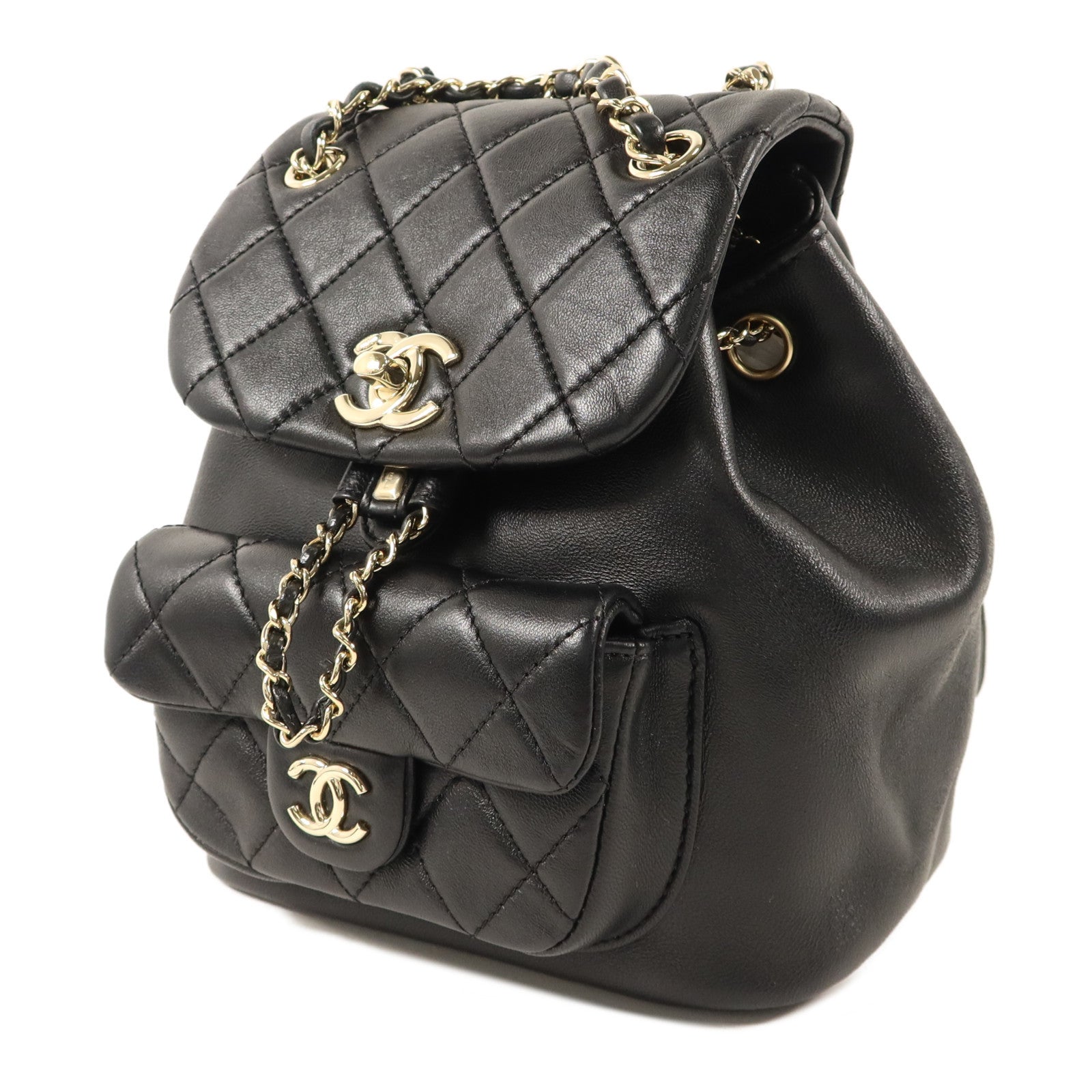CHANEL 羊皮皮革Duma Backpack Small背包