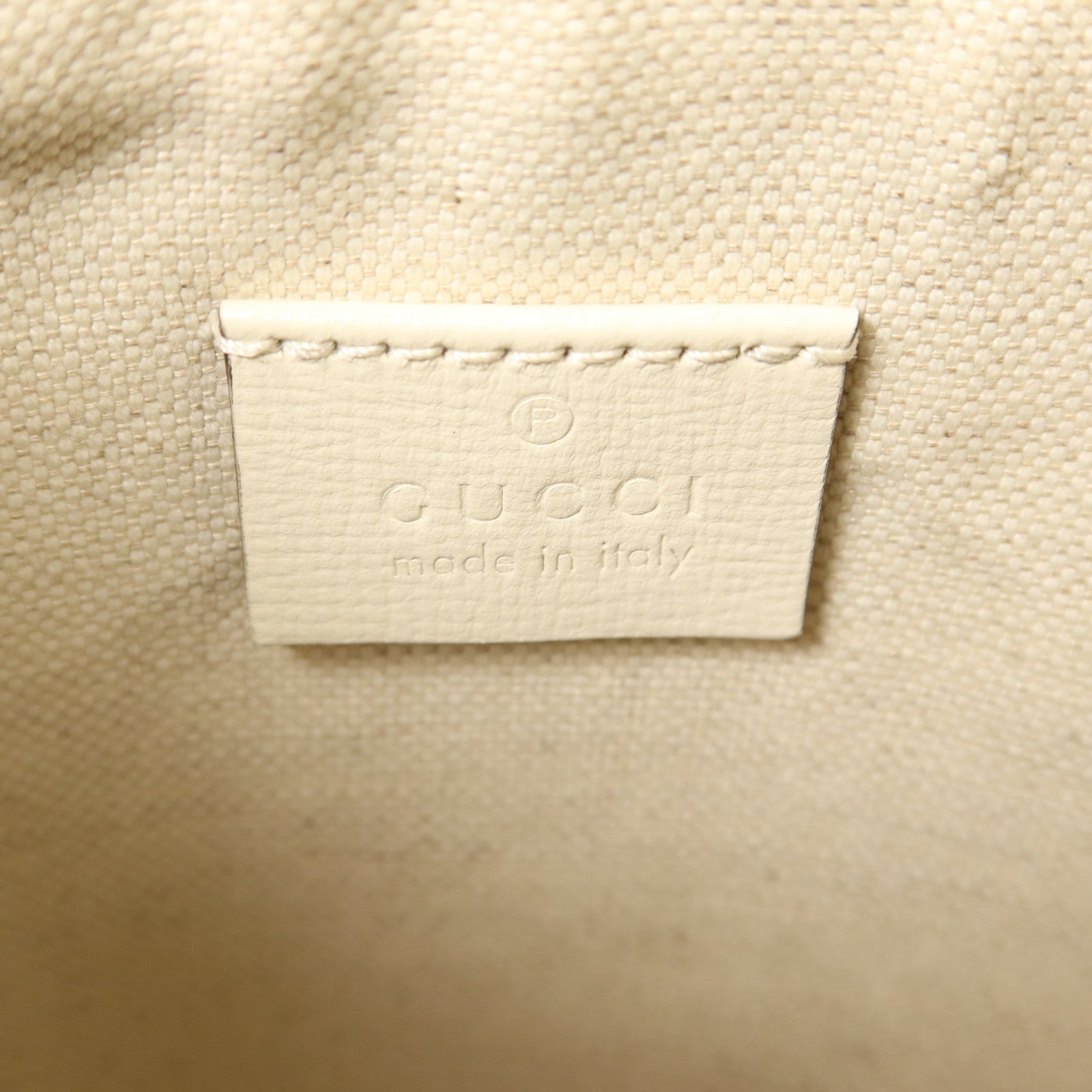 GUCCI 塗層帆布Horsebit 1955 Small Bucket Bag金扣肩背袋