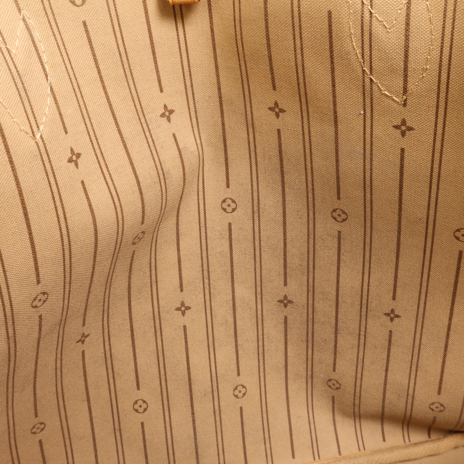 LOUIS VUITTON Monogram Neverfull MM金扣手挽袋