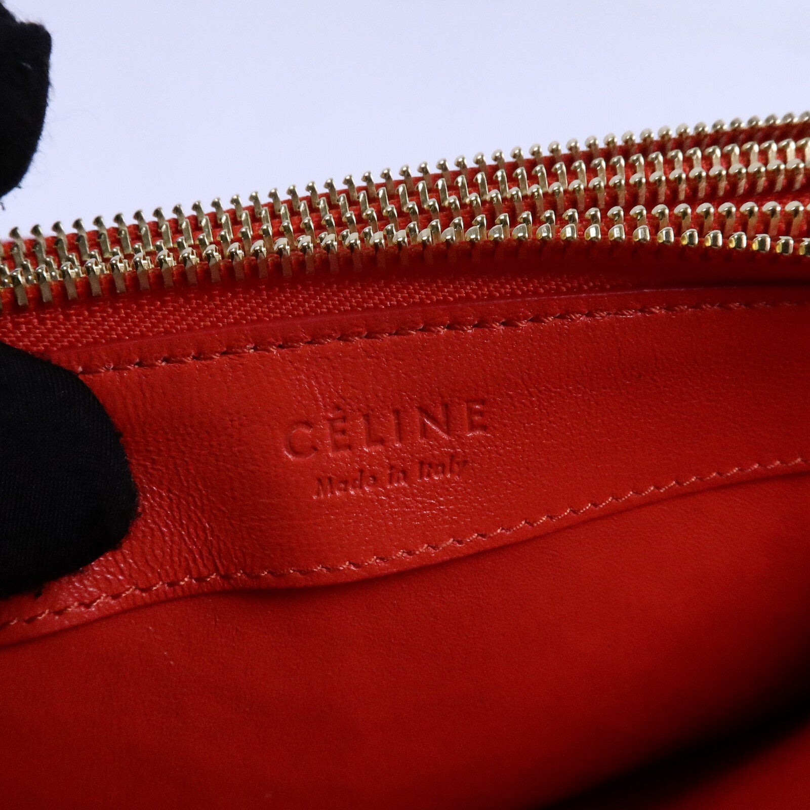 CELINE 蛇皮皮革Trio Large肩背袋