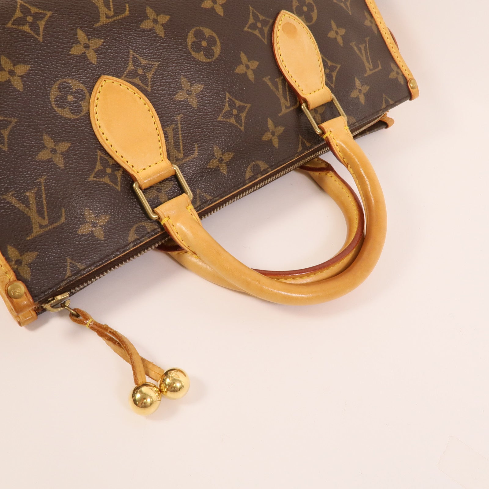 LOUIS VUITTON Monogram Popincourt金扣手挽袋