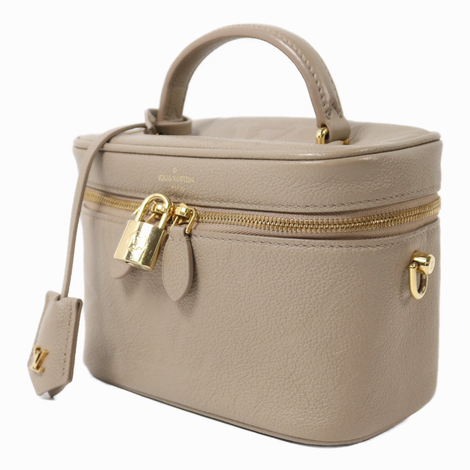 LOUIS VUITTON 【激減優惠】Monogram Empreinte Vanity PM金扣鏈帶手挽肩背兩用袋