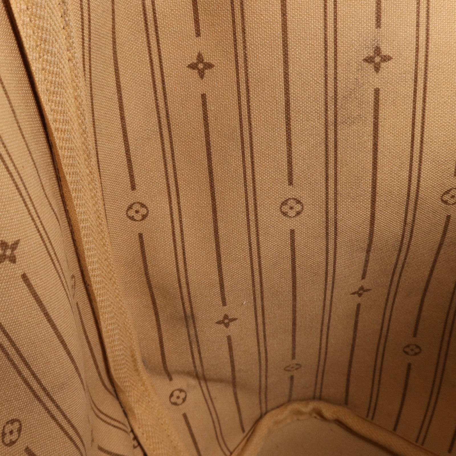 LOUIS VUITTON Monogram Neverfull MM金扣手挽袋