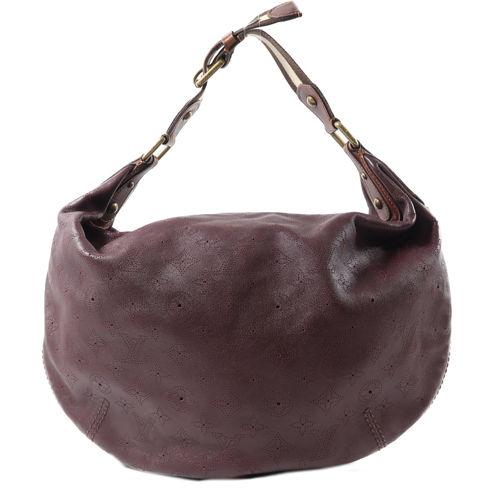 LOUIS VUITTON Monogram Mahina Onatah GM金扣肩背袋