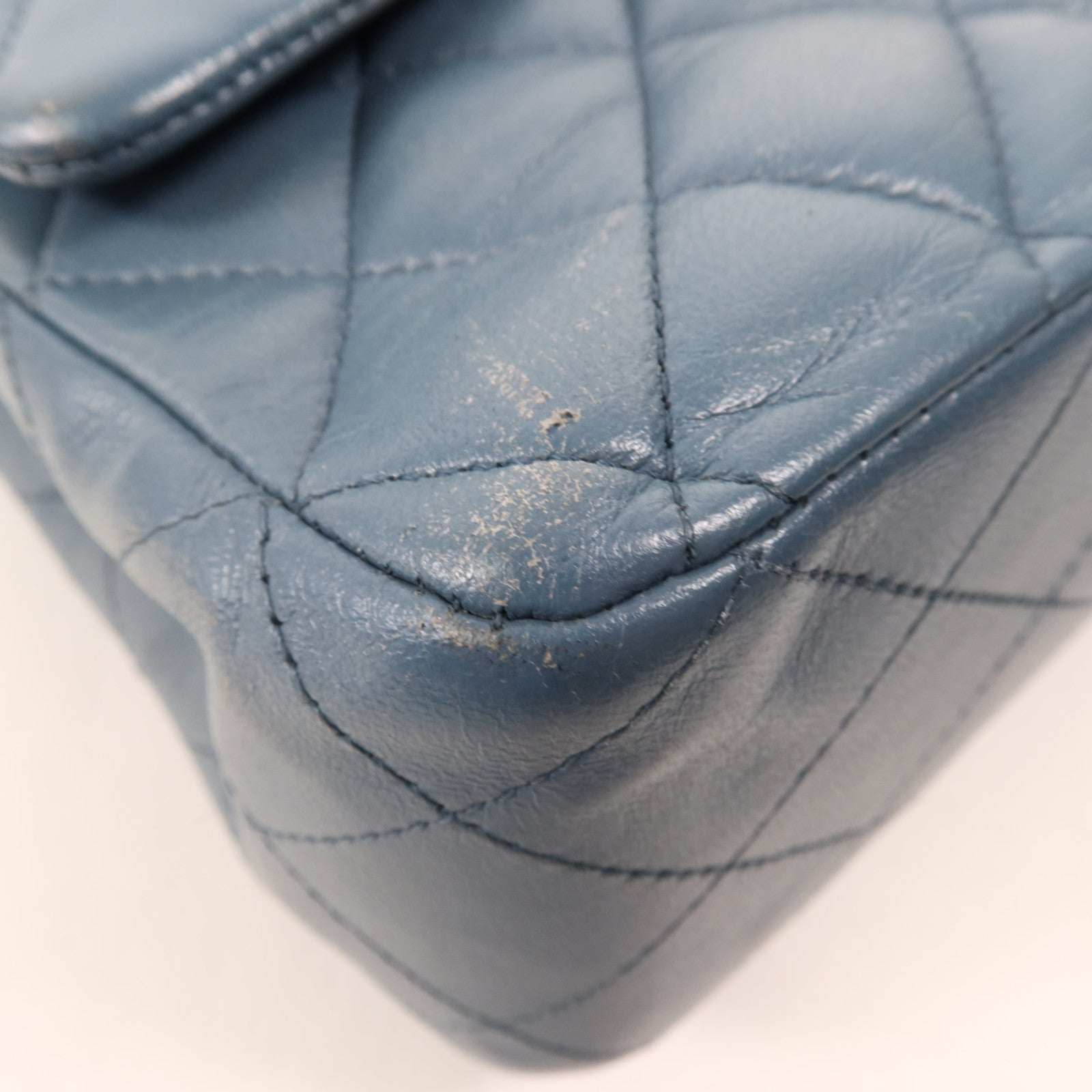 CHANEL 羊皮皮革Classic 25銀扣鏈帶肩背袋