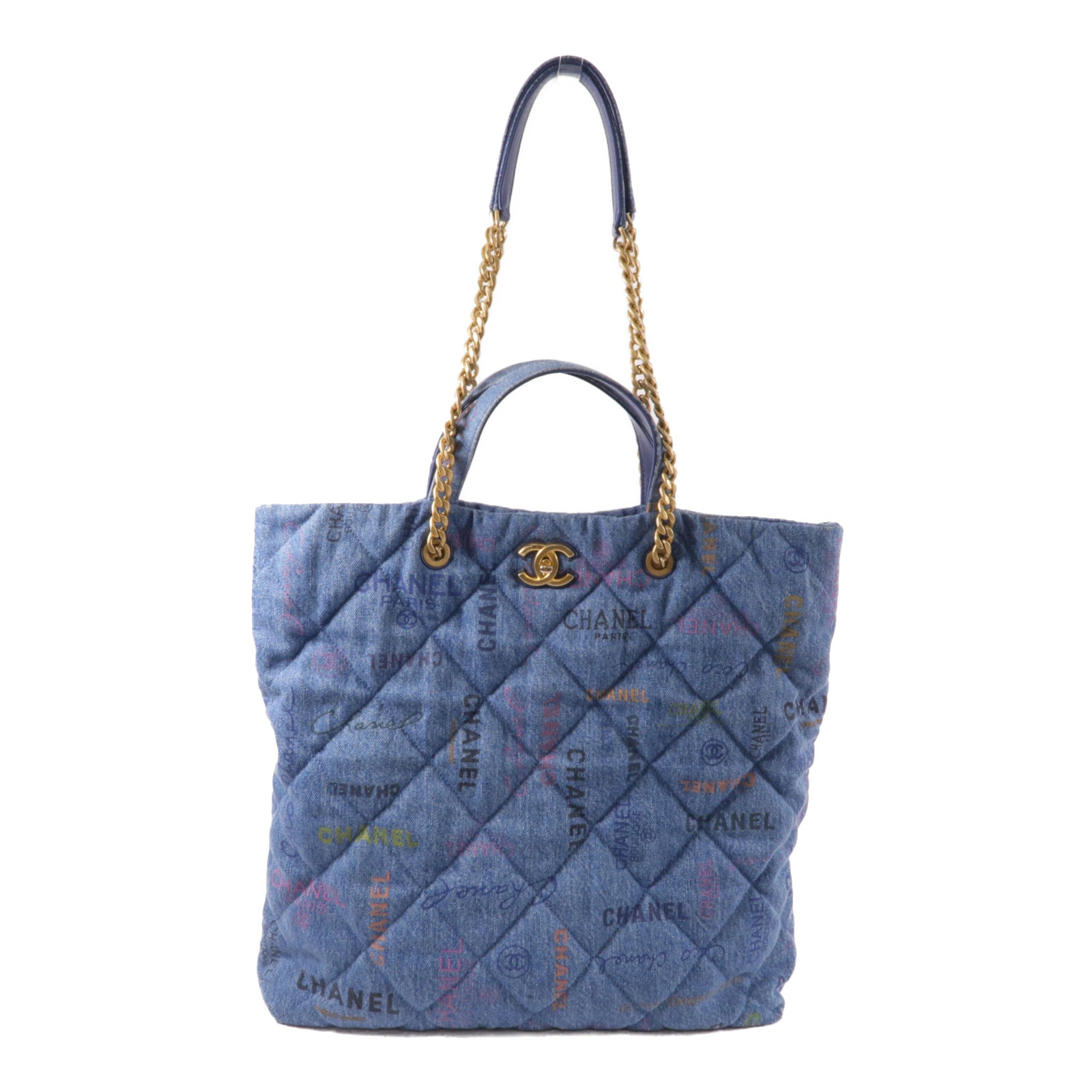 CHANEL 牛仔布Mood Shopping Tote手挽袋