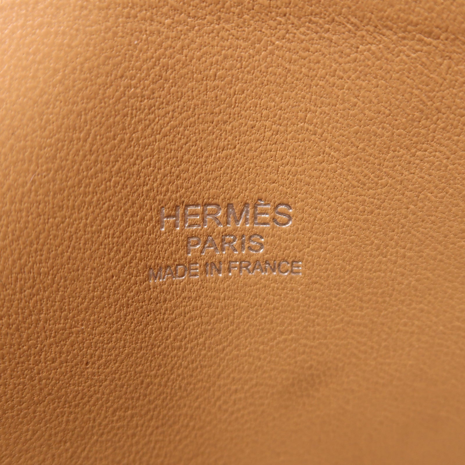 HERMES Clemence皮革Bolide 35銀扣手挽肩背兩用袋棕色