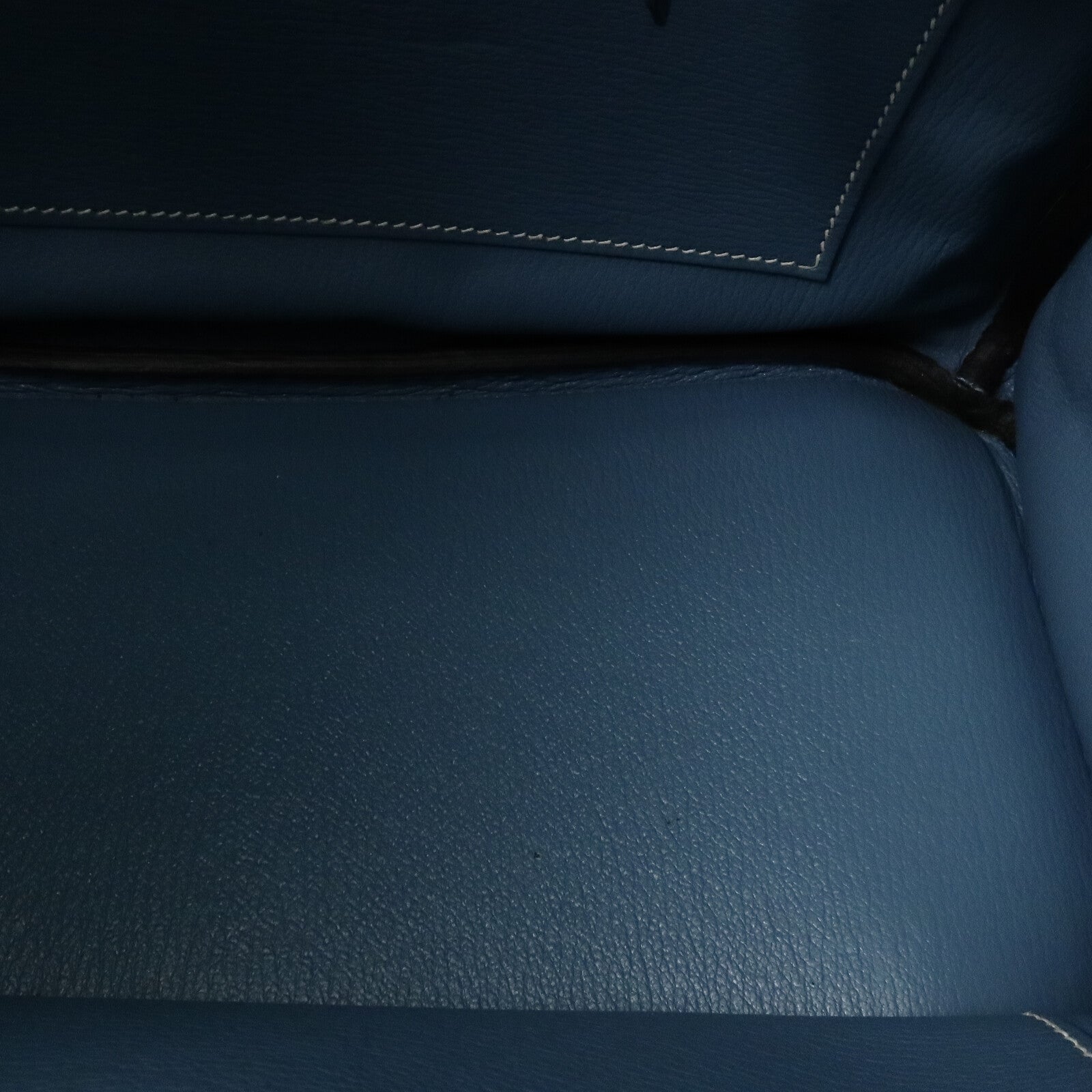 HERMES Togo皮革Birkin 30手挽袋Bleu Jean