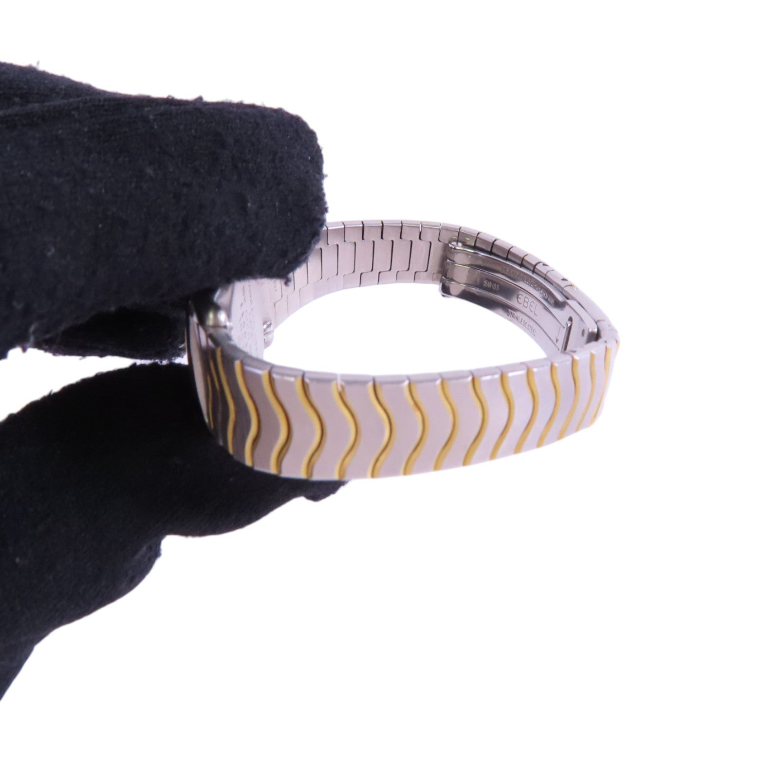 EBEL Ebel Sport Classic 1057901 Quartz Watch 18K Yellow Gold SS Diamond