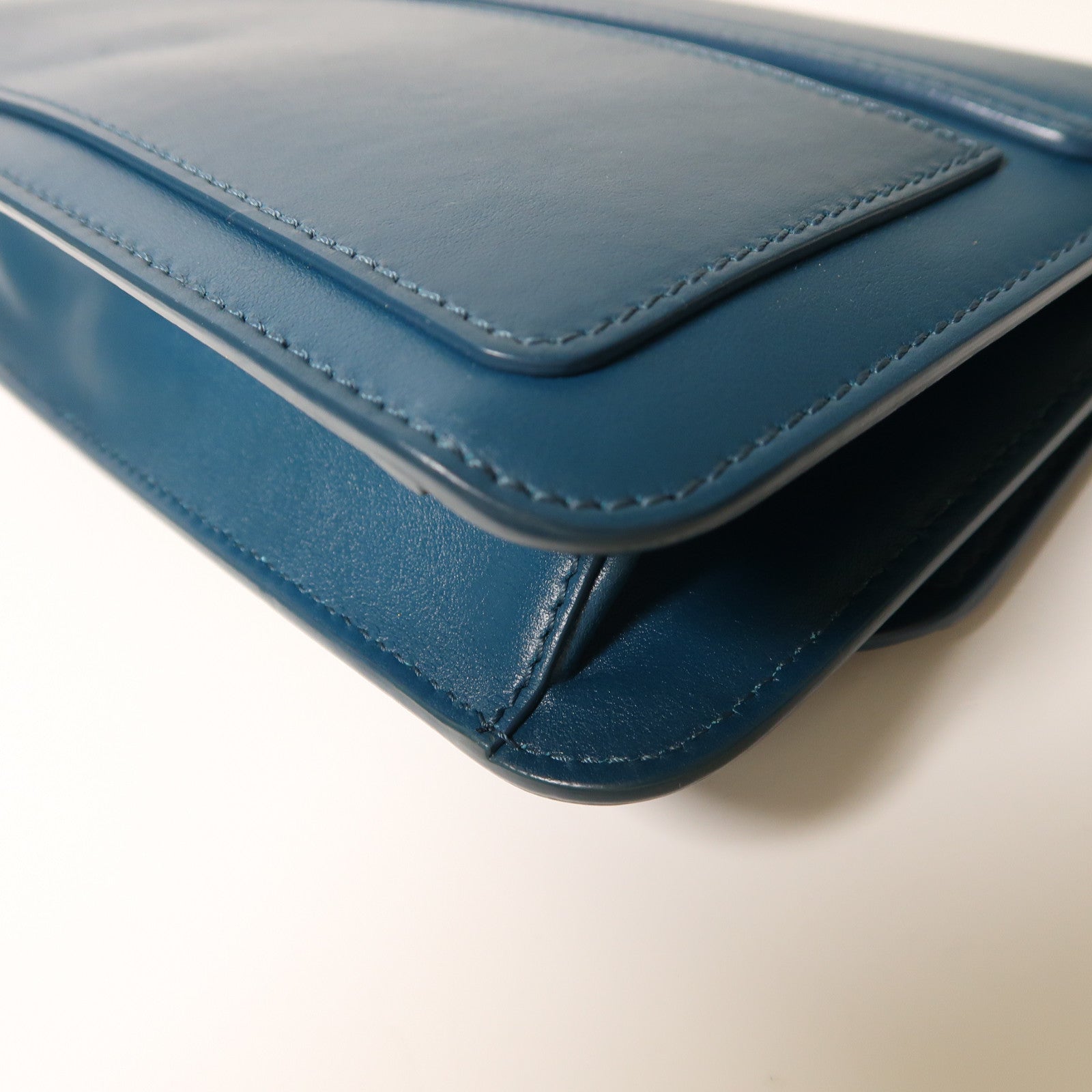 Chloe 牛皮皮革C Bag金扣鏈帶肩背袋綠色