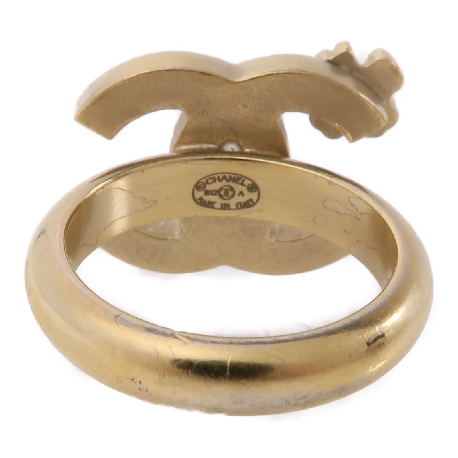 CHANEL 金屬Ring戒指US#5.25