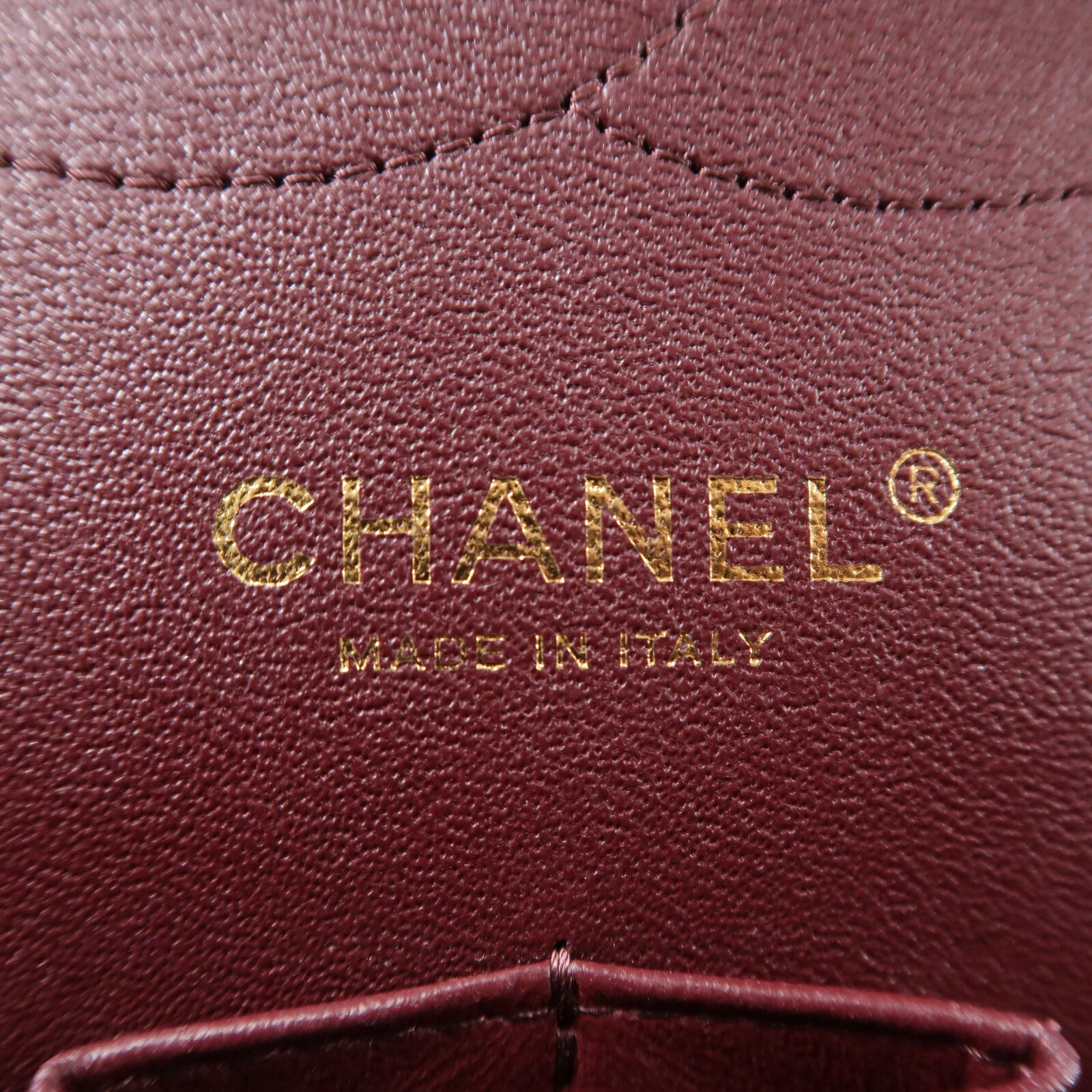 CHANEL 牛皮皮革Large Classic鏈帶肩背袋