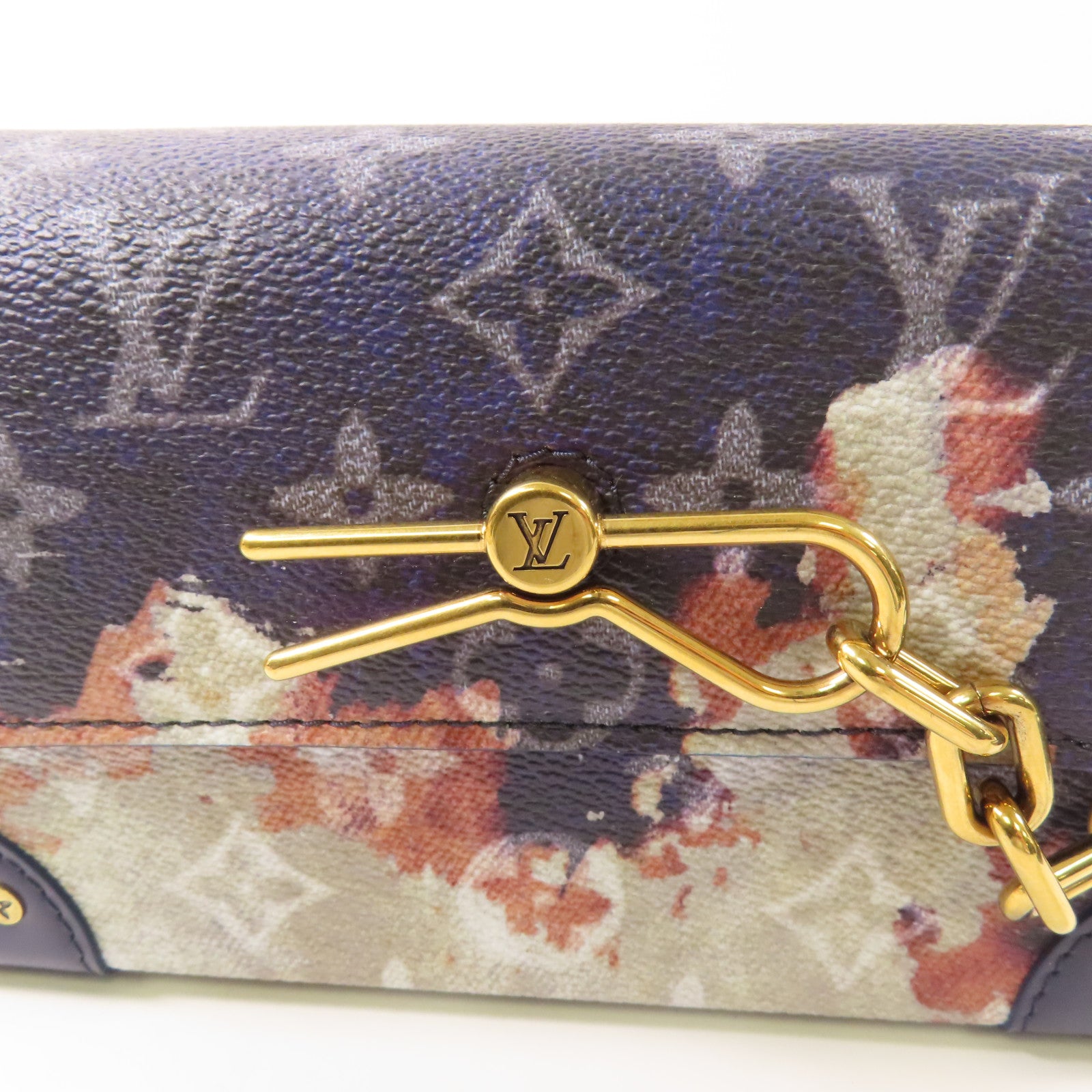 LOUIS VUITTON Monogram Bleach Steamer Wearable金扣肩背袋