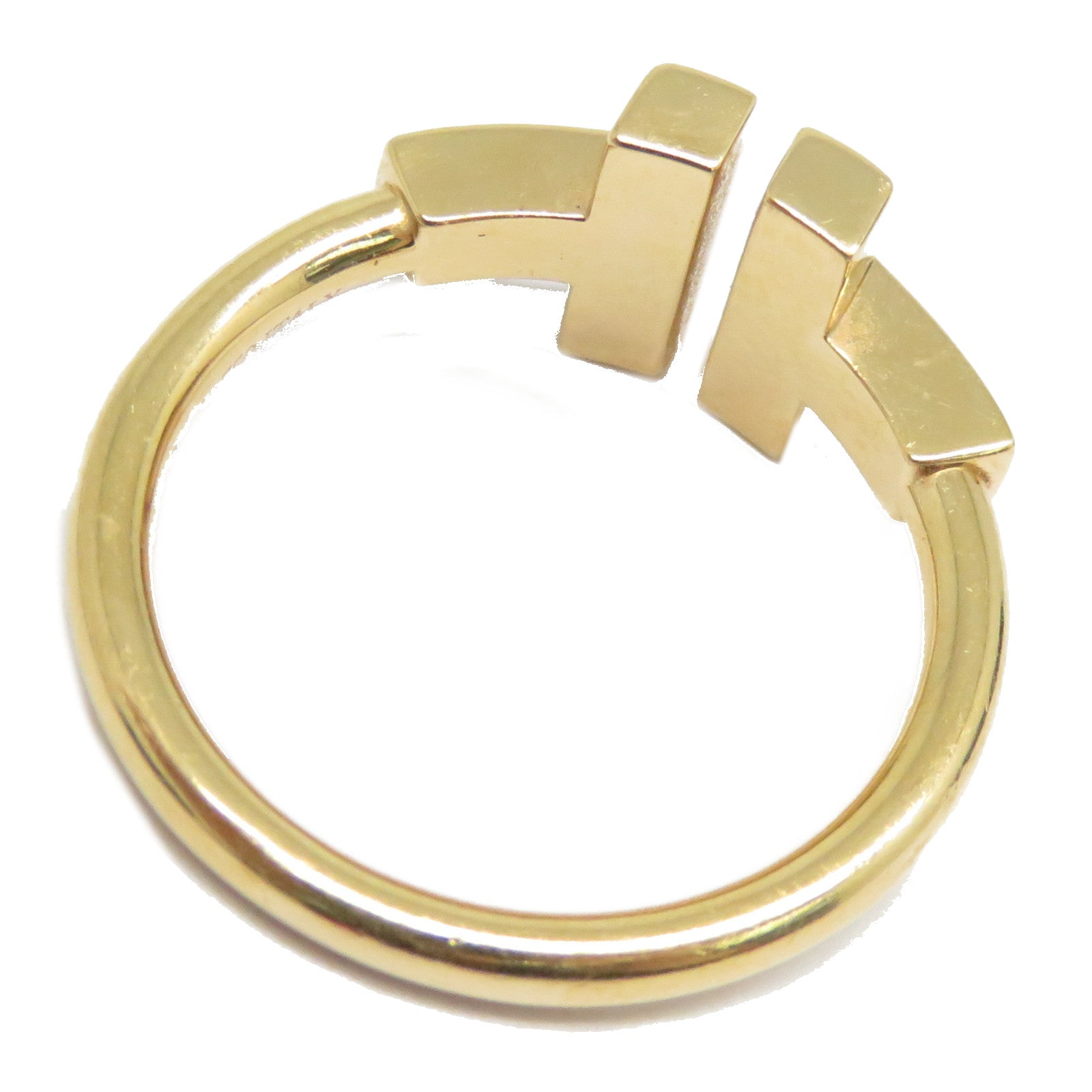 TIFFANY＆CO 【激減優惠】18K玫瑰金Black Onyx Wire Ring戒指US#6