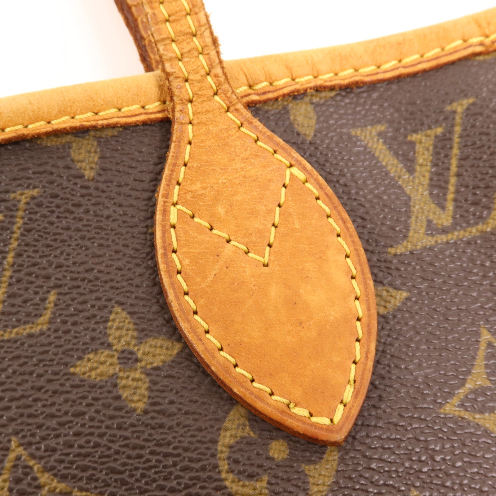 LOUIS VUITTON Monogram Neverfull MM金扣手挽袋