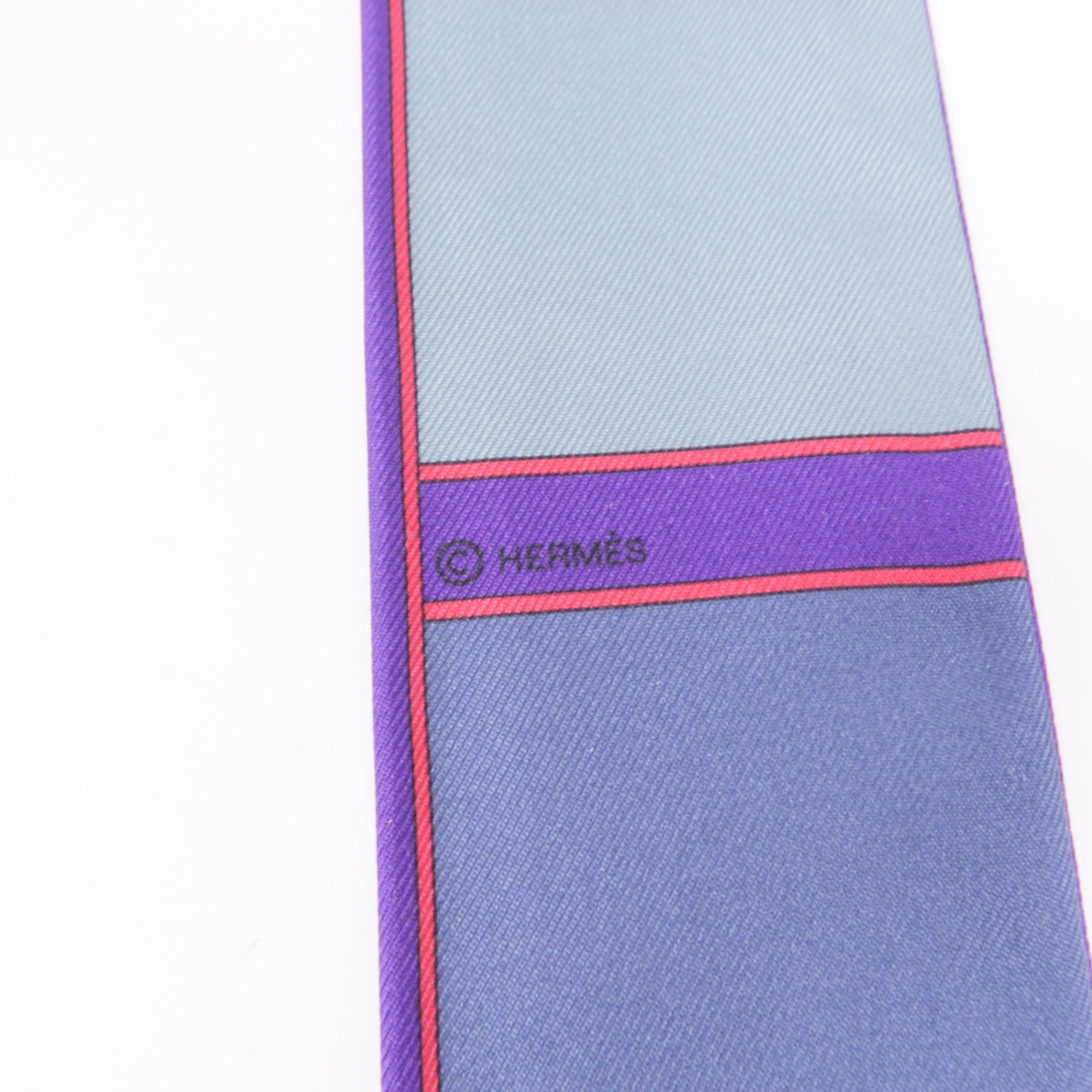 HERMES 絲質Twilly絲巾
