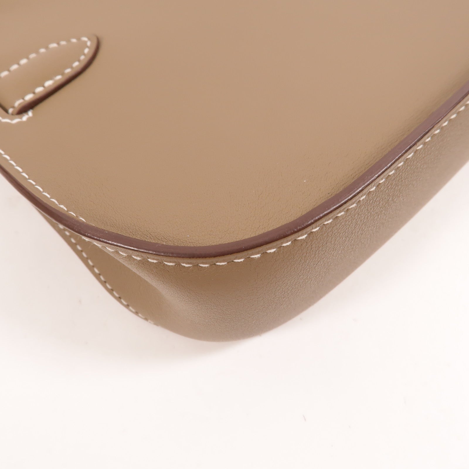 HERMES Swift皮革Jypsiere Mini肩背袋Etoupe