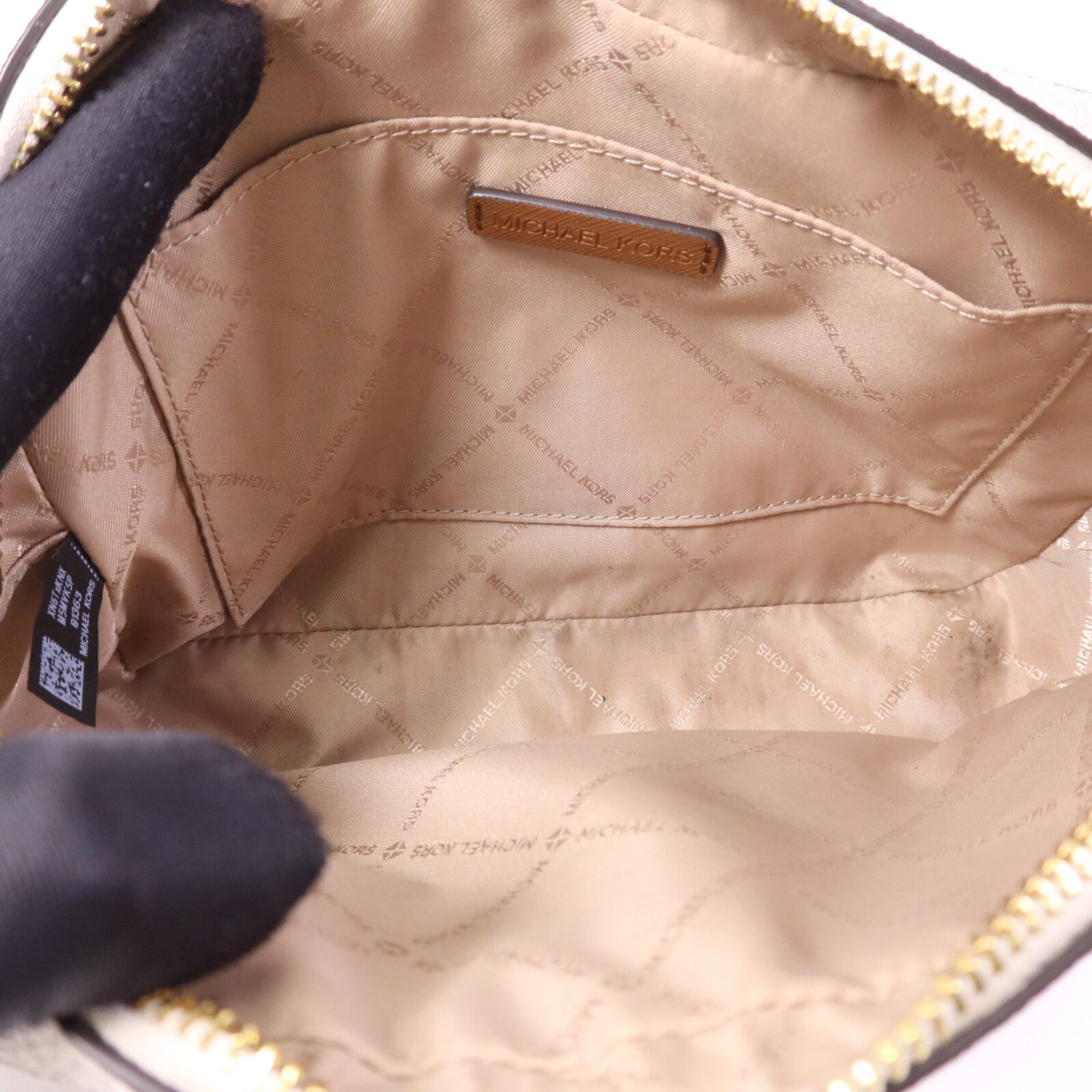 Michael Kors 牛皮皮革Jet Set Shoulder Bag金扣肩背袋