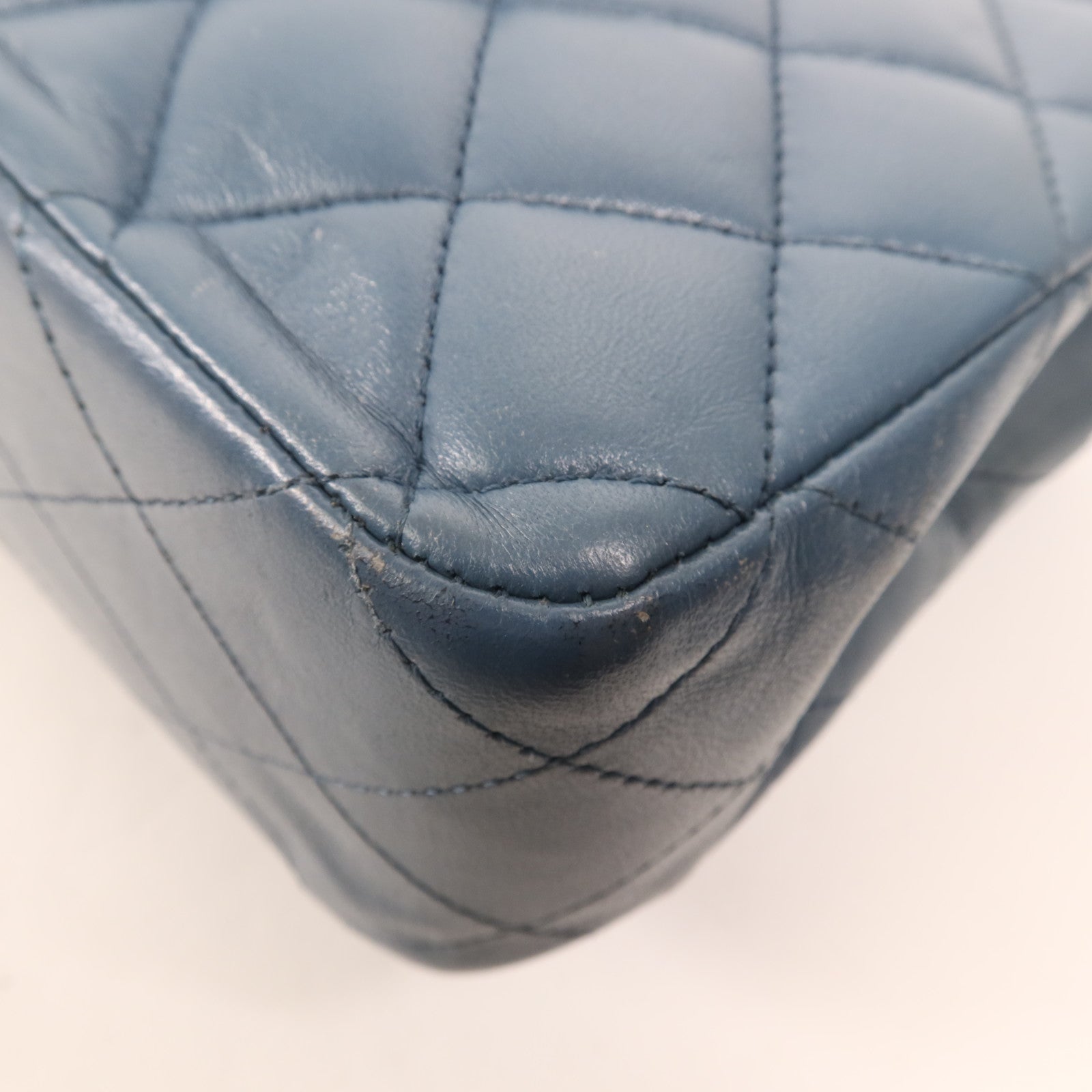 CHANEL 羊皮皮革Classic 25銀扣鏈帶肩背袋