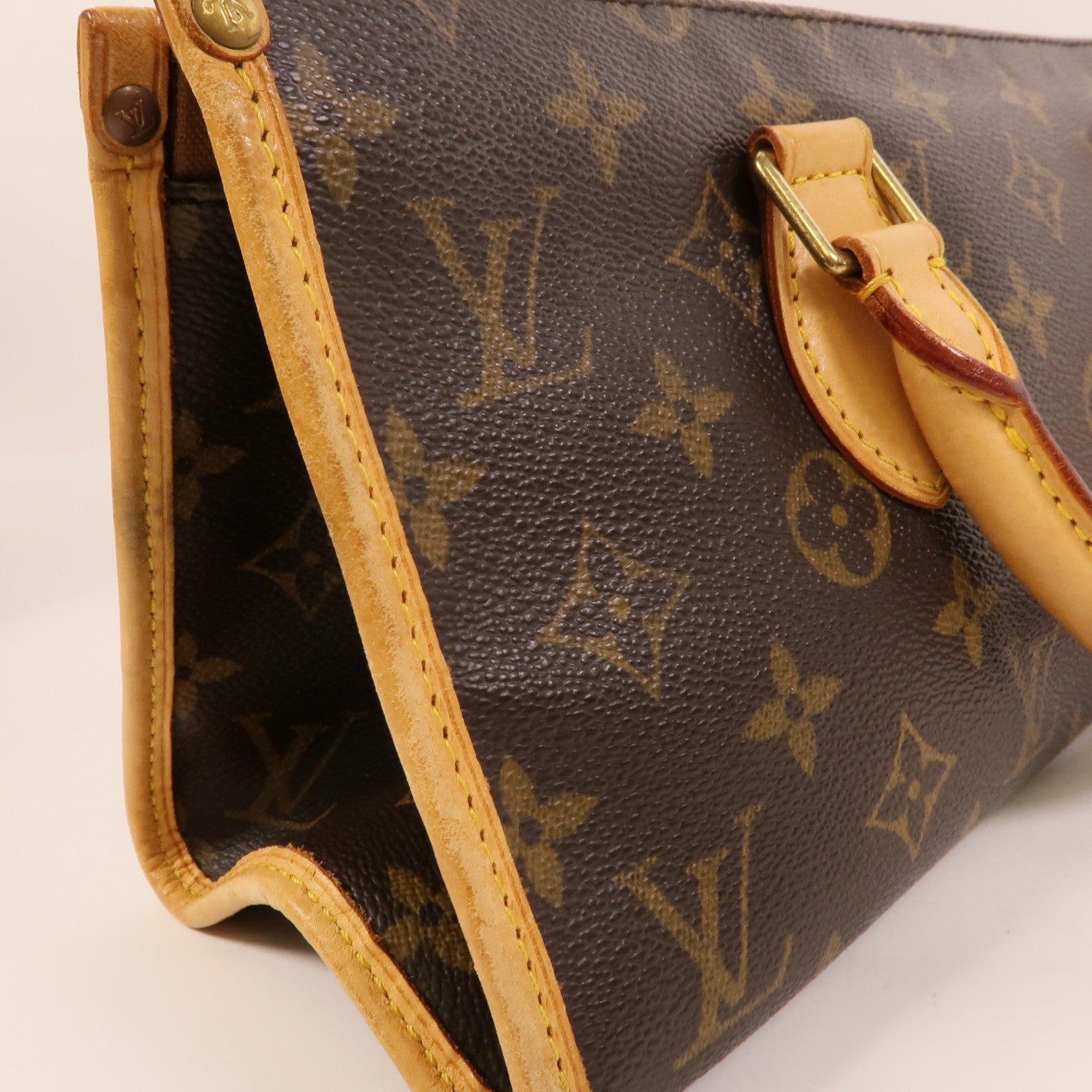 LOUIS VUITTON Monogram Popincourt金扣手挽袋