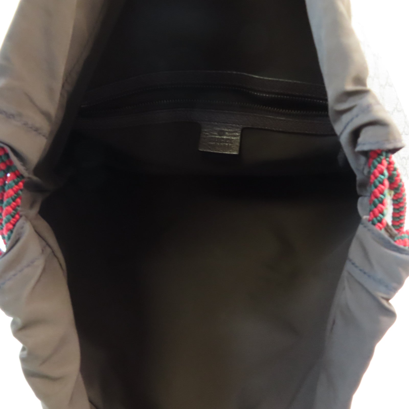 GUCCI 塗層帆布Backpack金扣背包