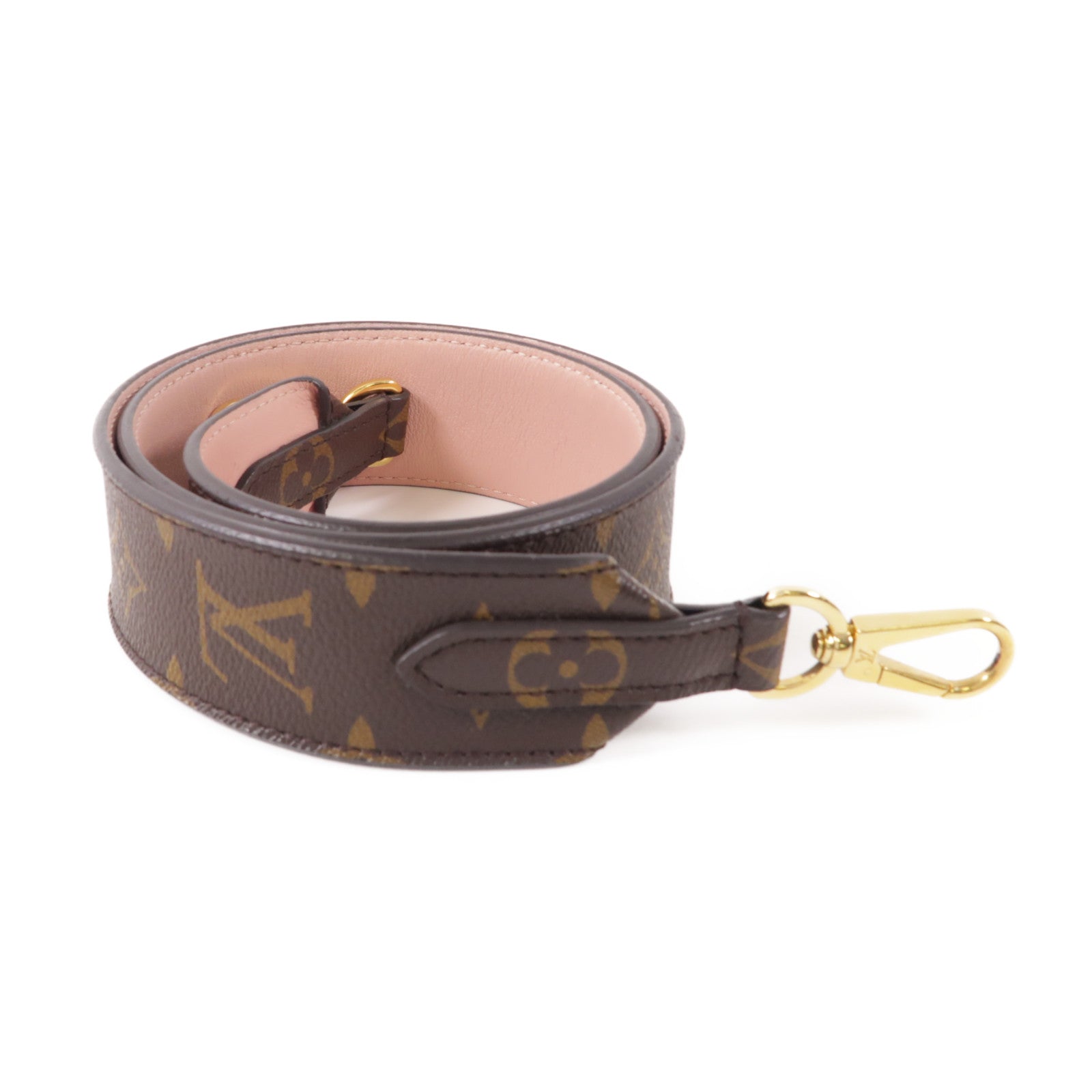 LOUIS VUITTON Monogram Strap金扣肩背帶