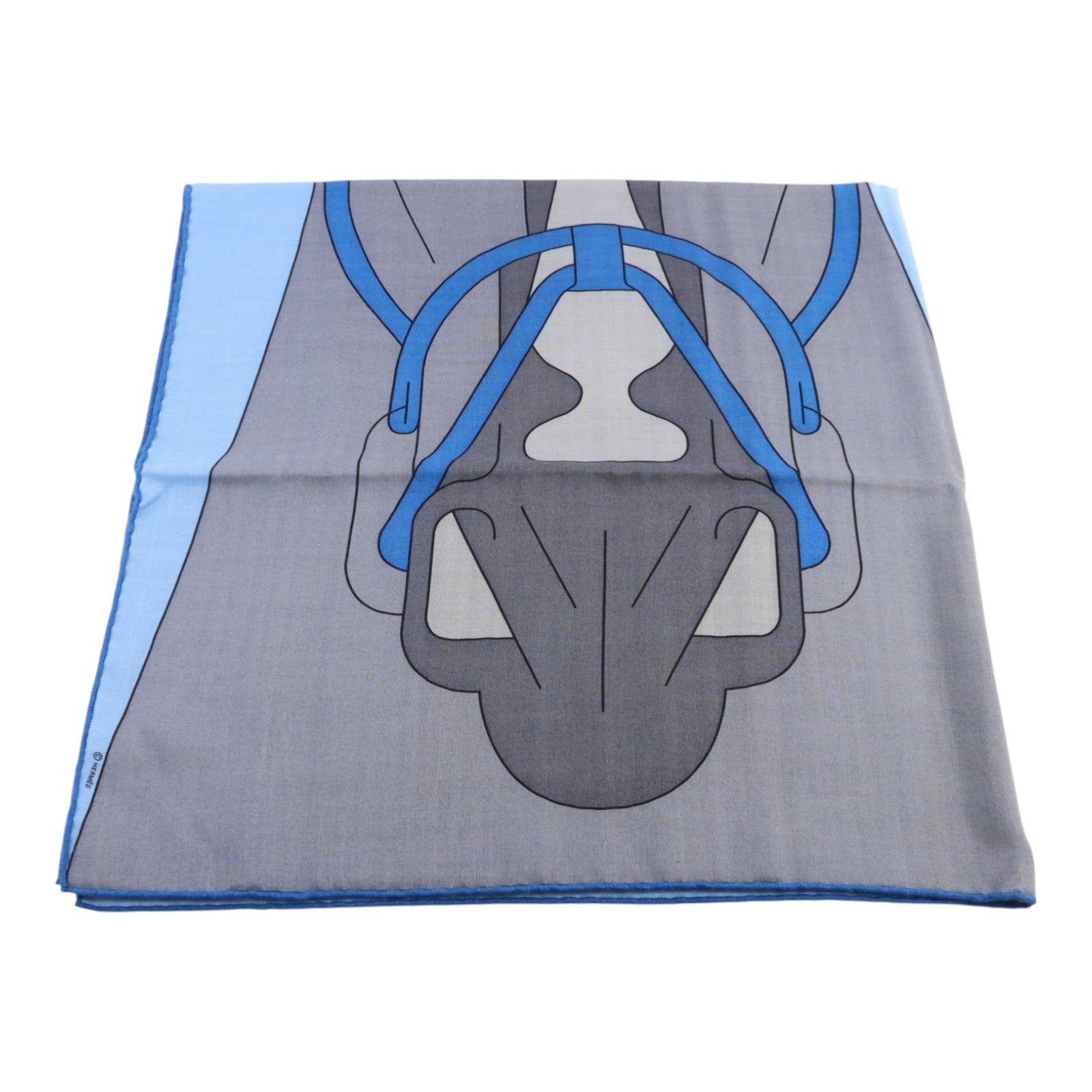 HERMES 【激減優惠】羊絨/絲質Scarf 100X100圍巾