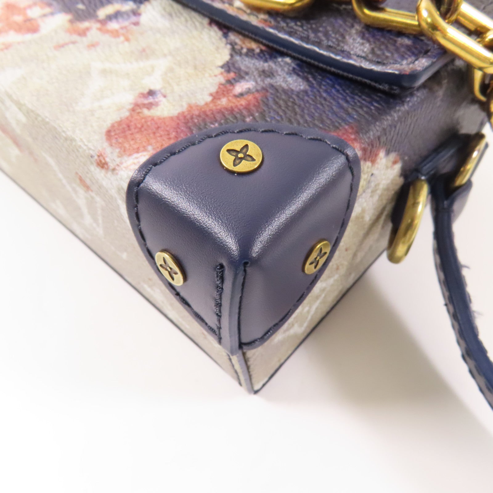 LOUIS VUITTON Monogram Bleach Steamer Wearable金扣肩背袋