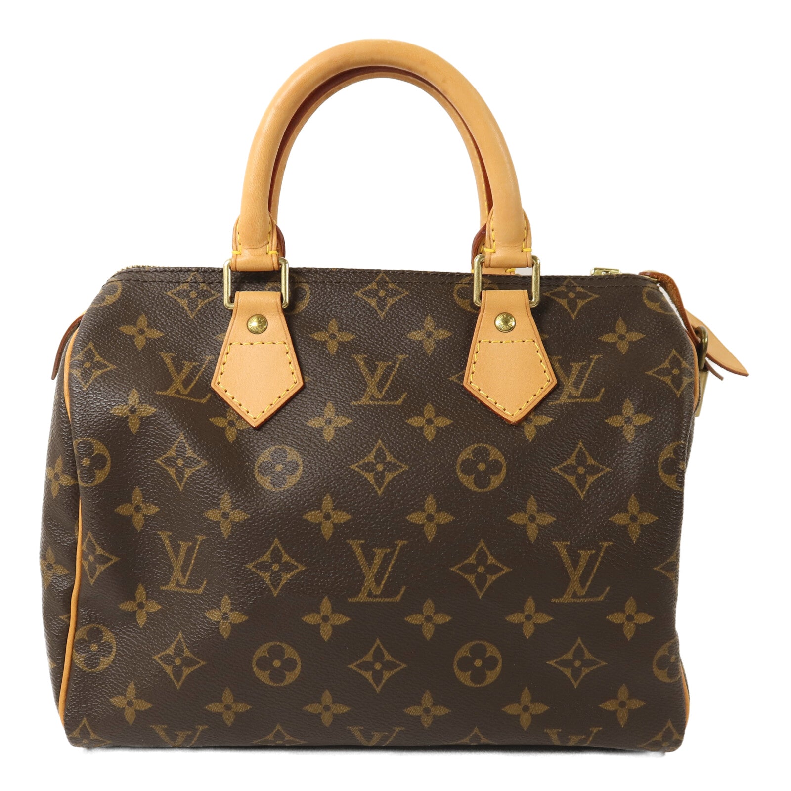 LOUIS VUITTON Monogram Speedy 25金扣手挽袋