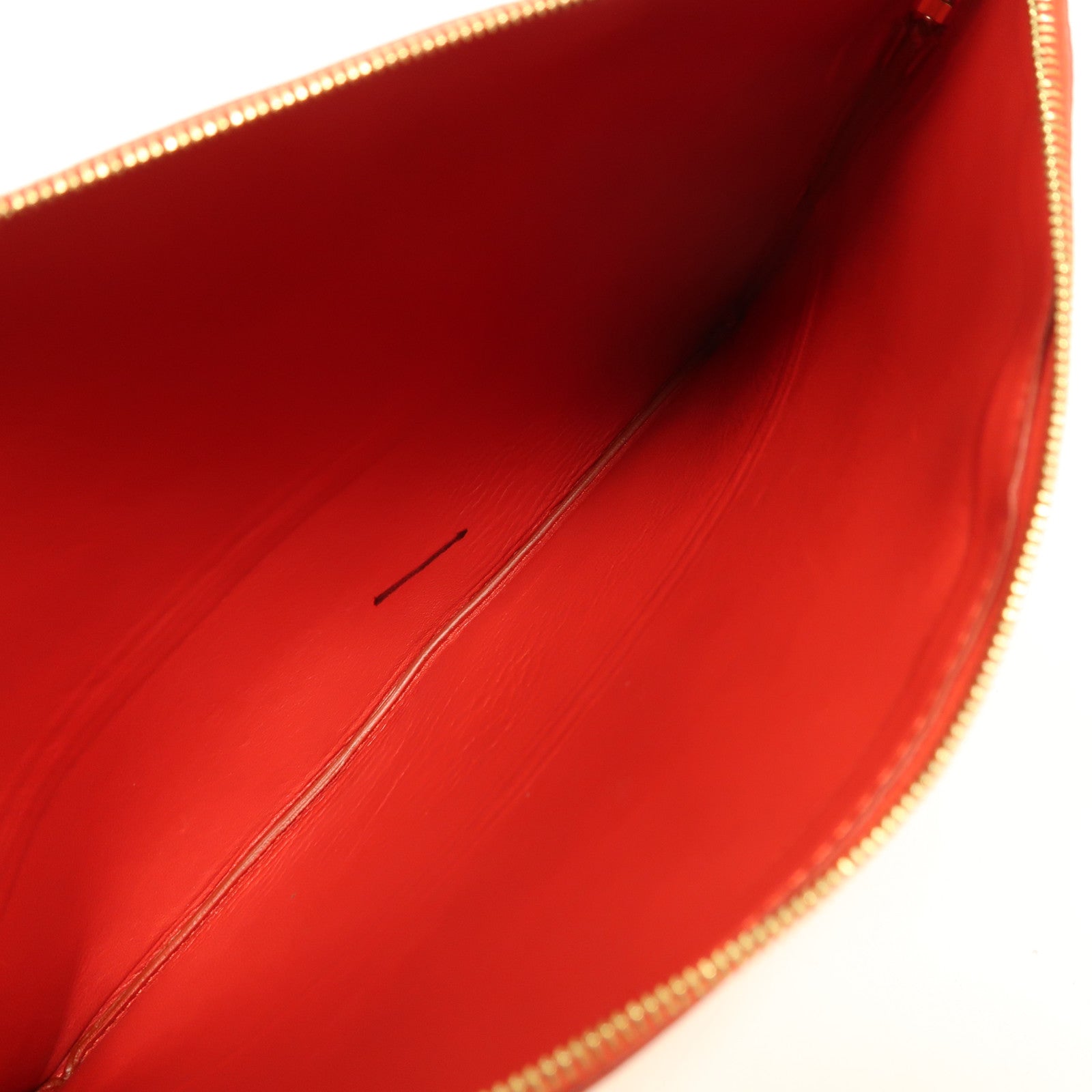 CELINE 牛皮皮革Pouch金扣手拿包