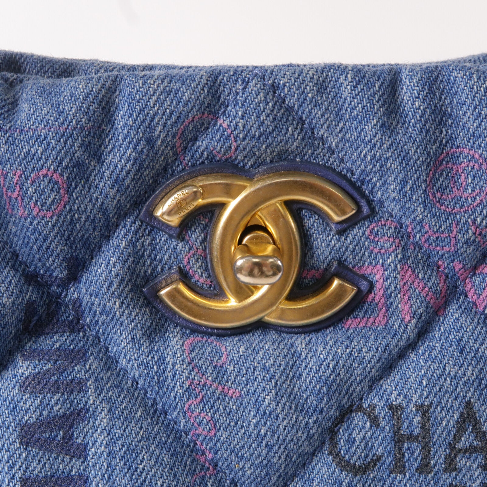 CHANEL 牛仔布Mood Shopping Tote手挽袋