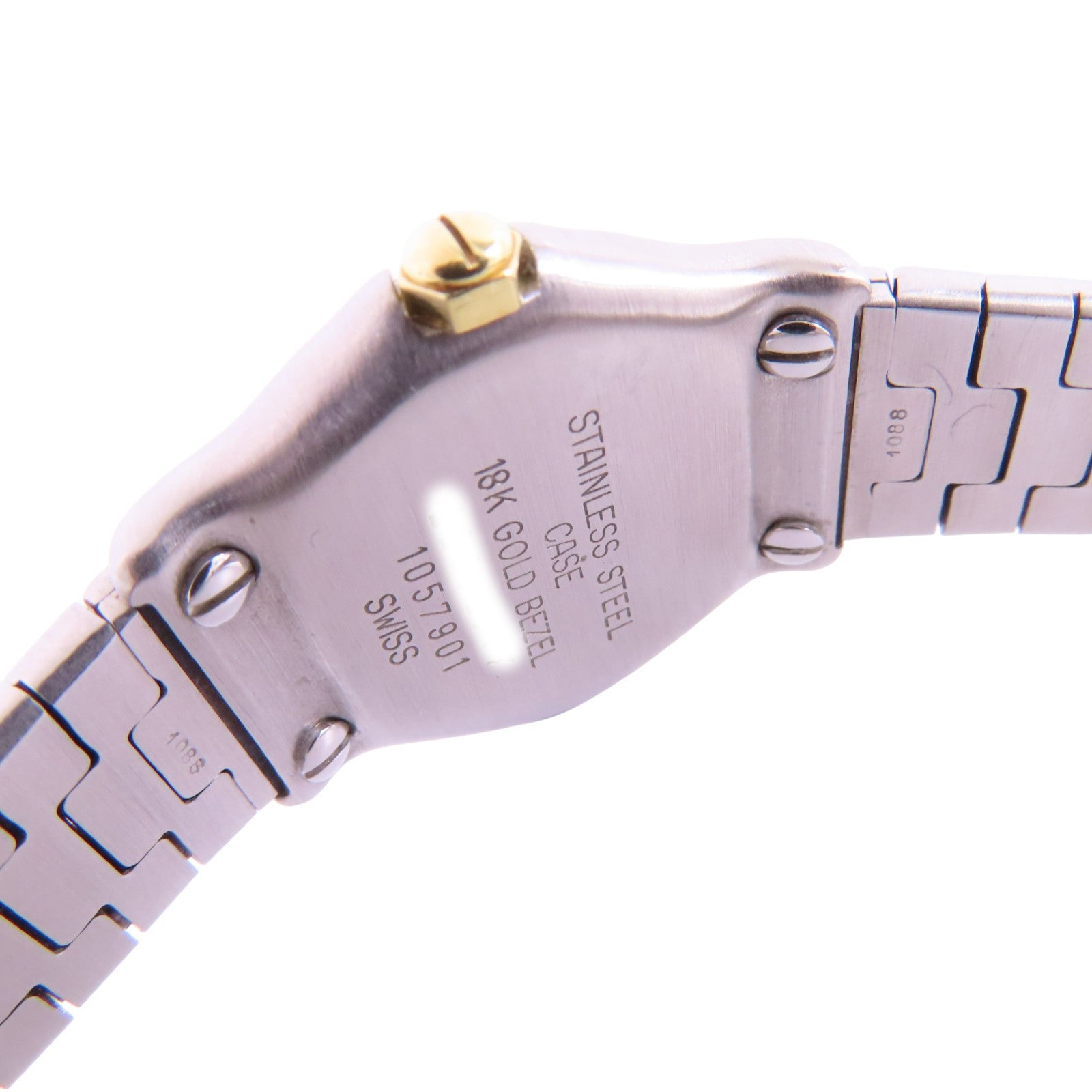 EBEL Ebel Sport Classic 1057901 Quartz Watch 18K Yellow Gold SS Diamond