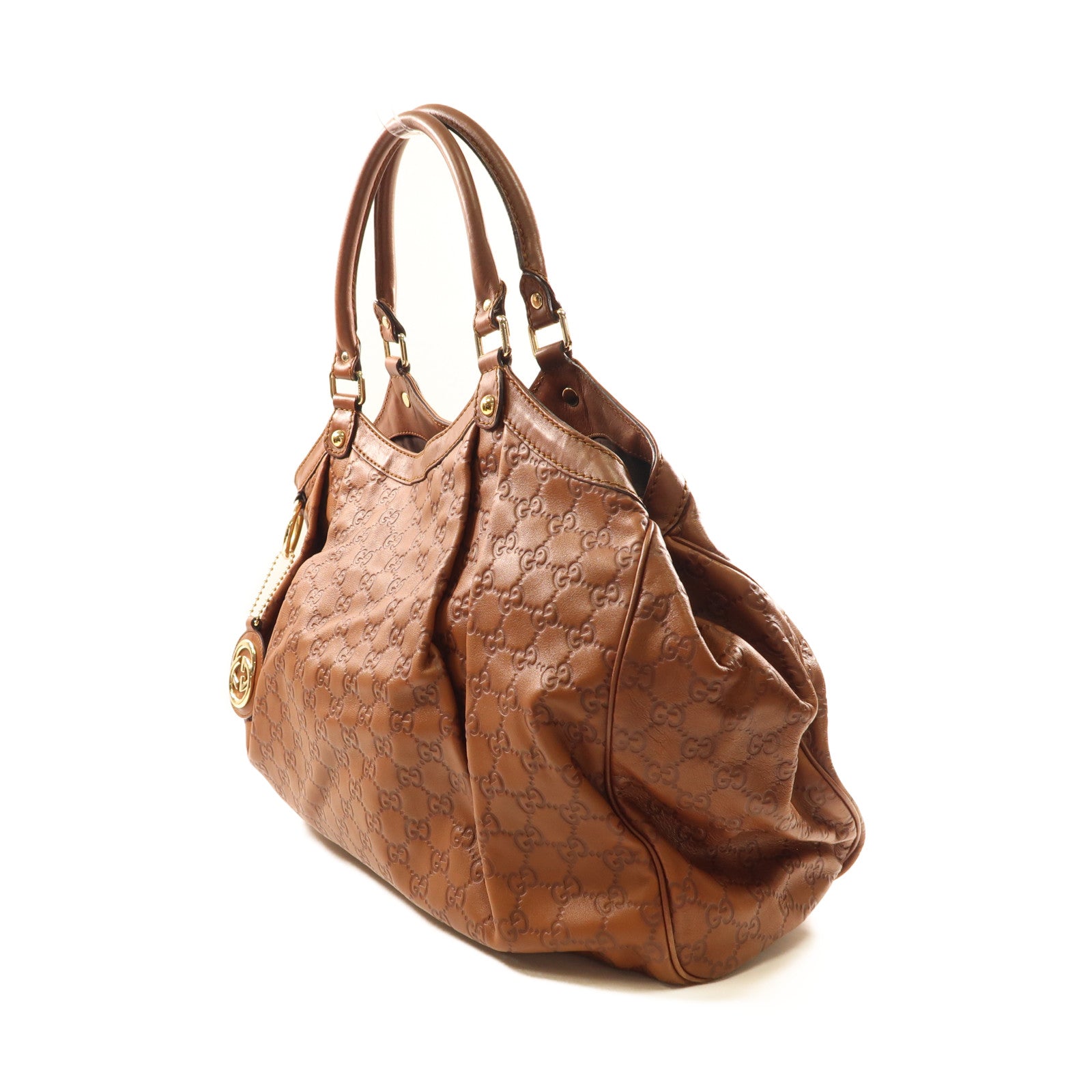 GUCCI 牛皮皮革Shoulder Bag金扣肩背袋
