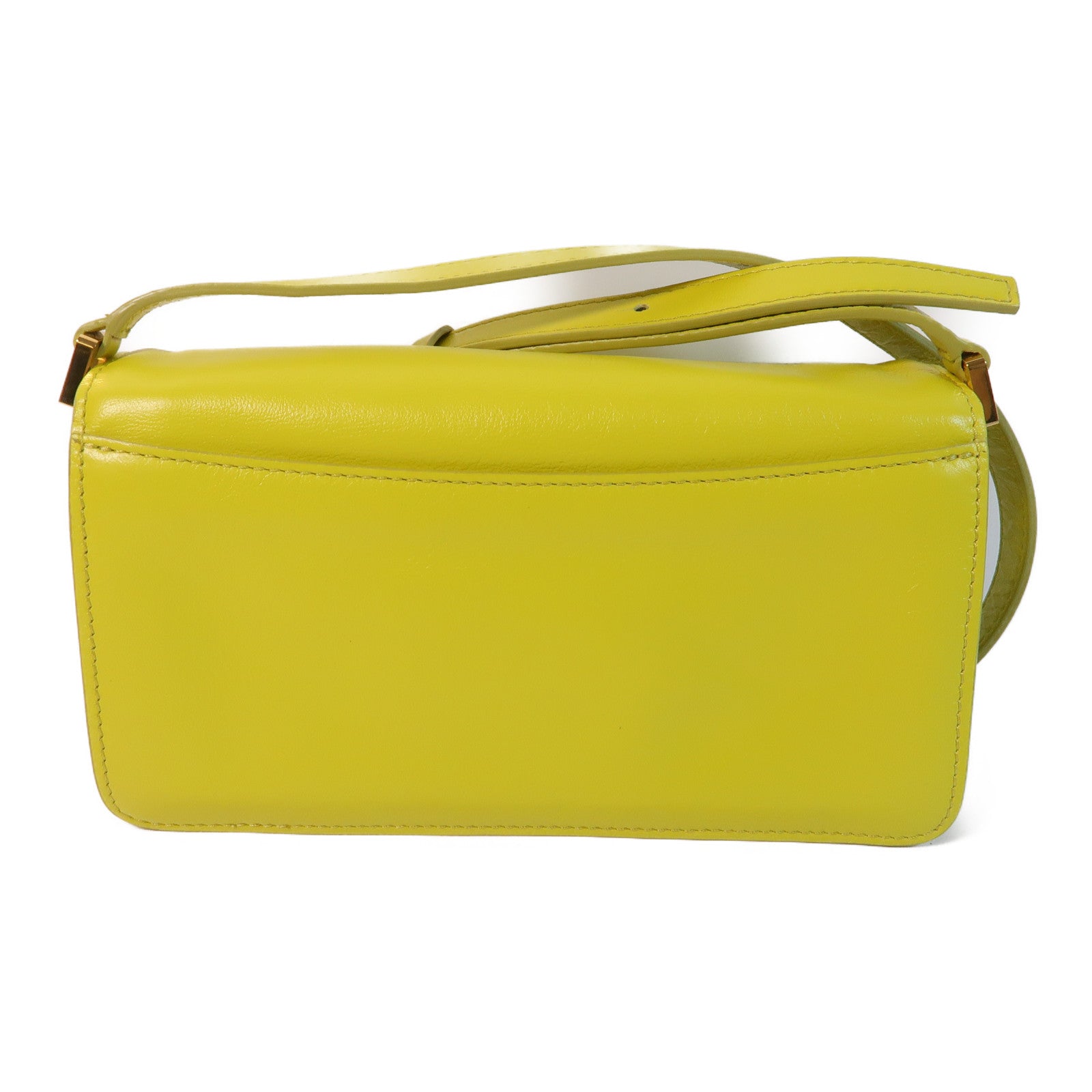MARNI 牛皮皮革Shoulder Bag金扣肩背袋