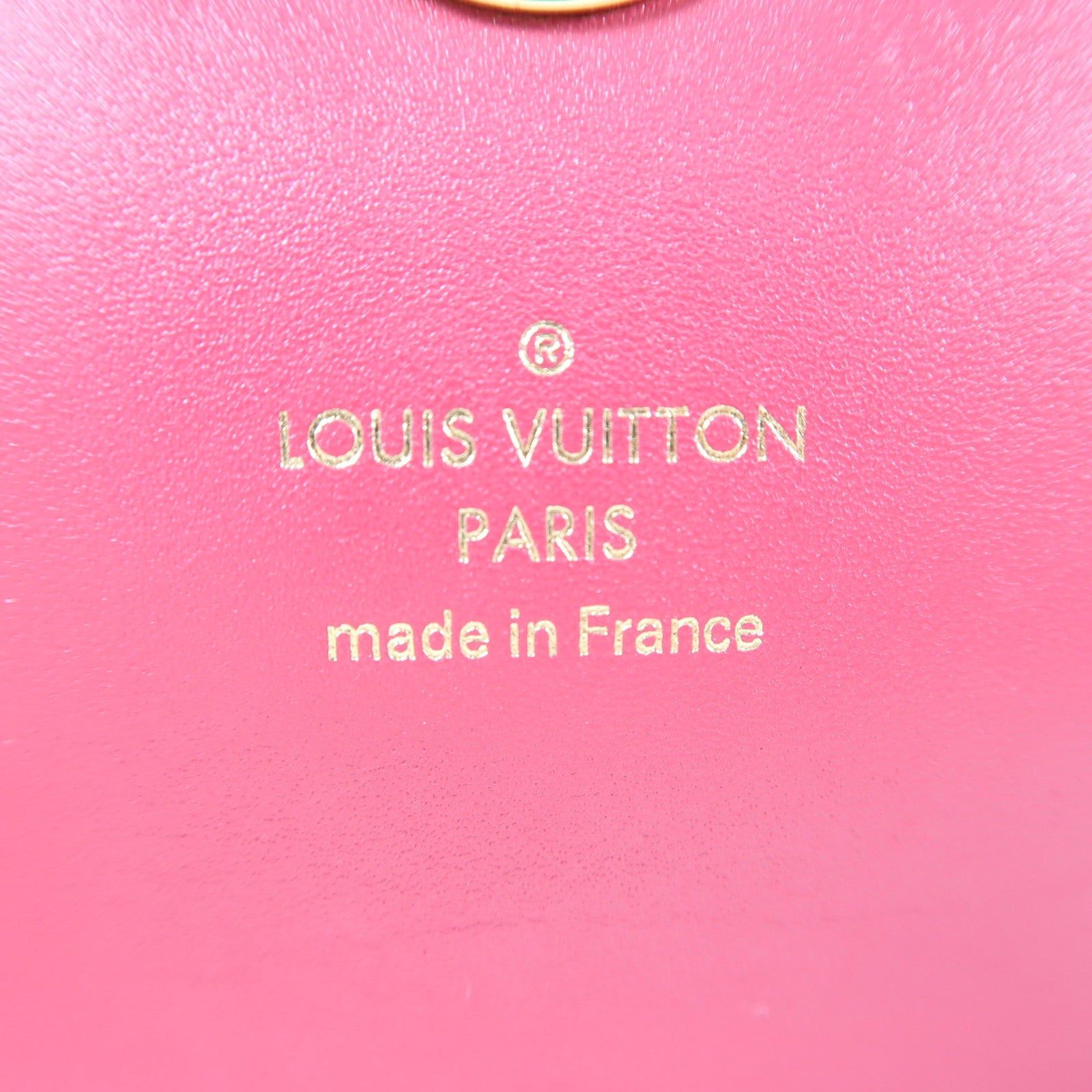 LOUIS VUITTON Monogram Flore金扣鏈帶肩背袋啡色/紅色